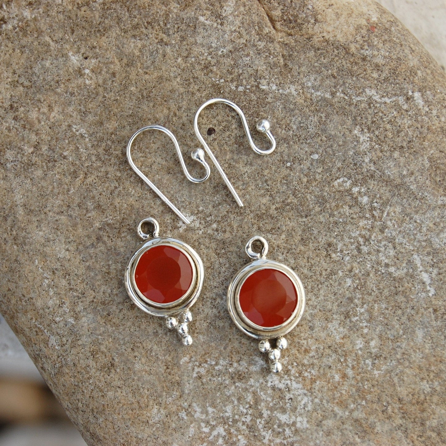 Carnelian Boho Earrings