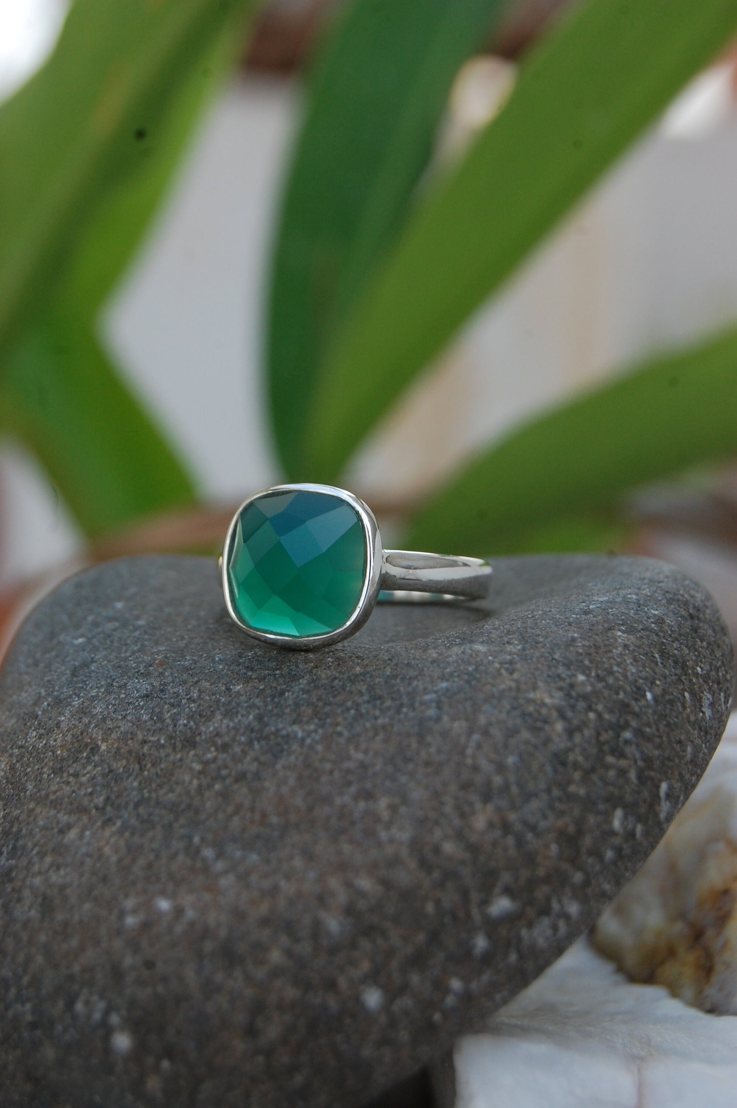 Green Onyx Ring