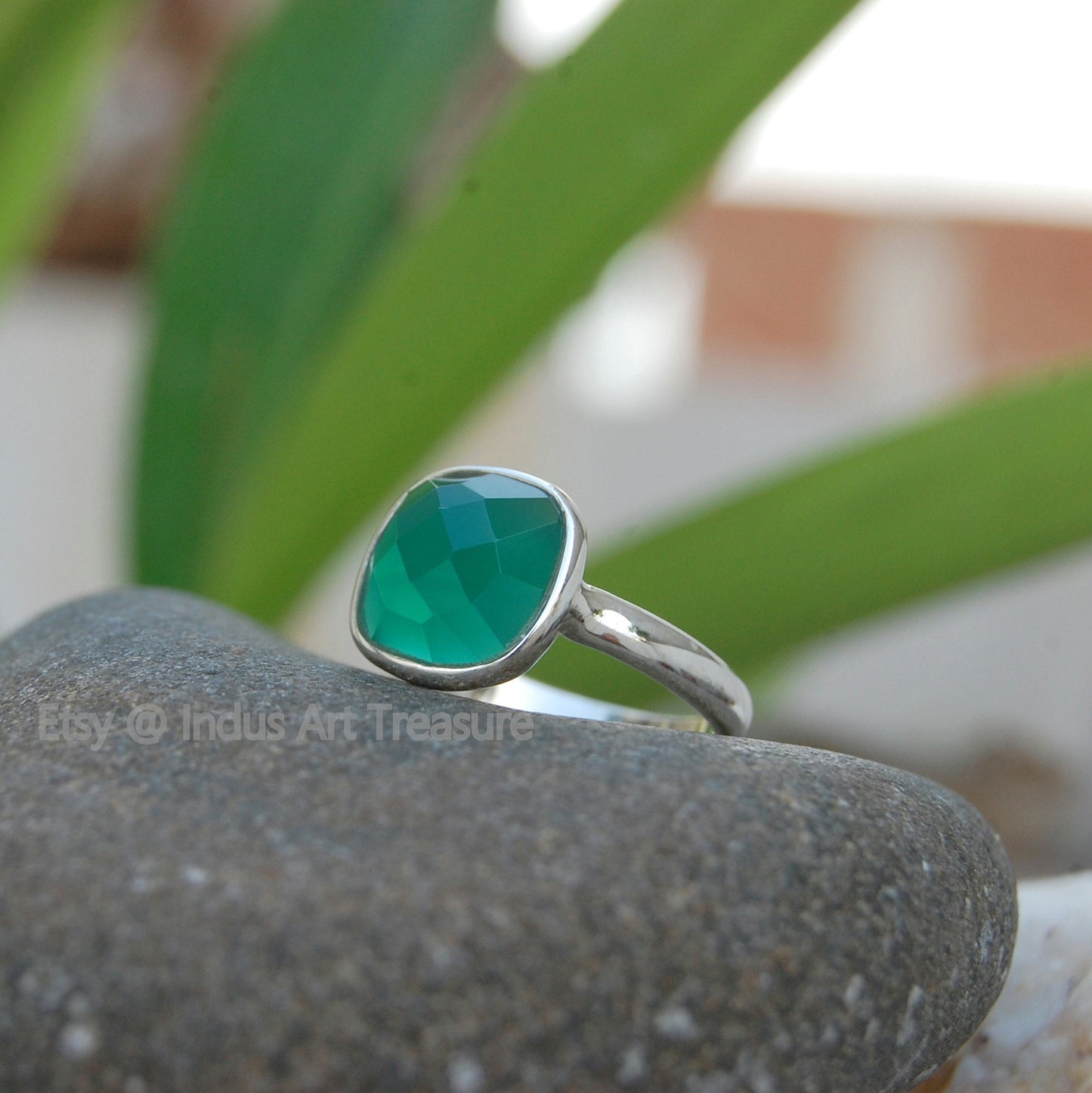 Green Onyx Ring