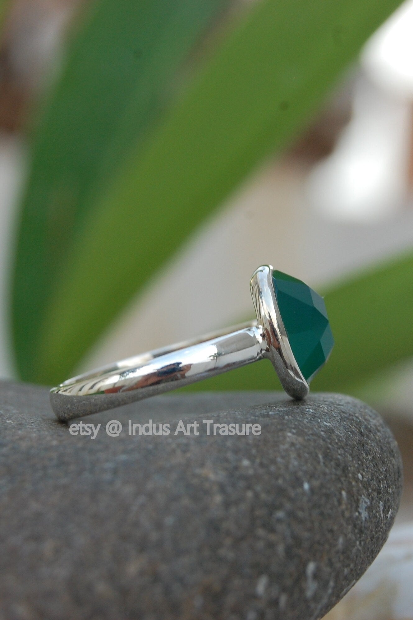 Green Onyx Ring