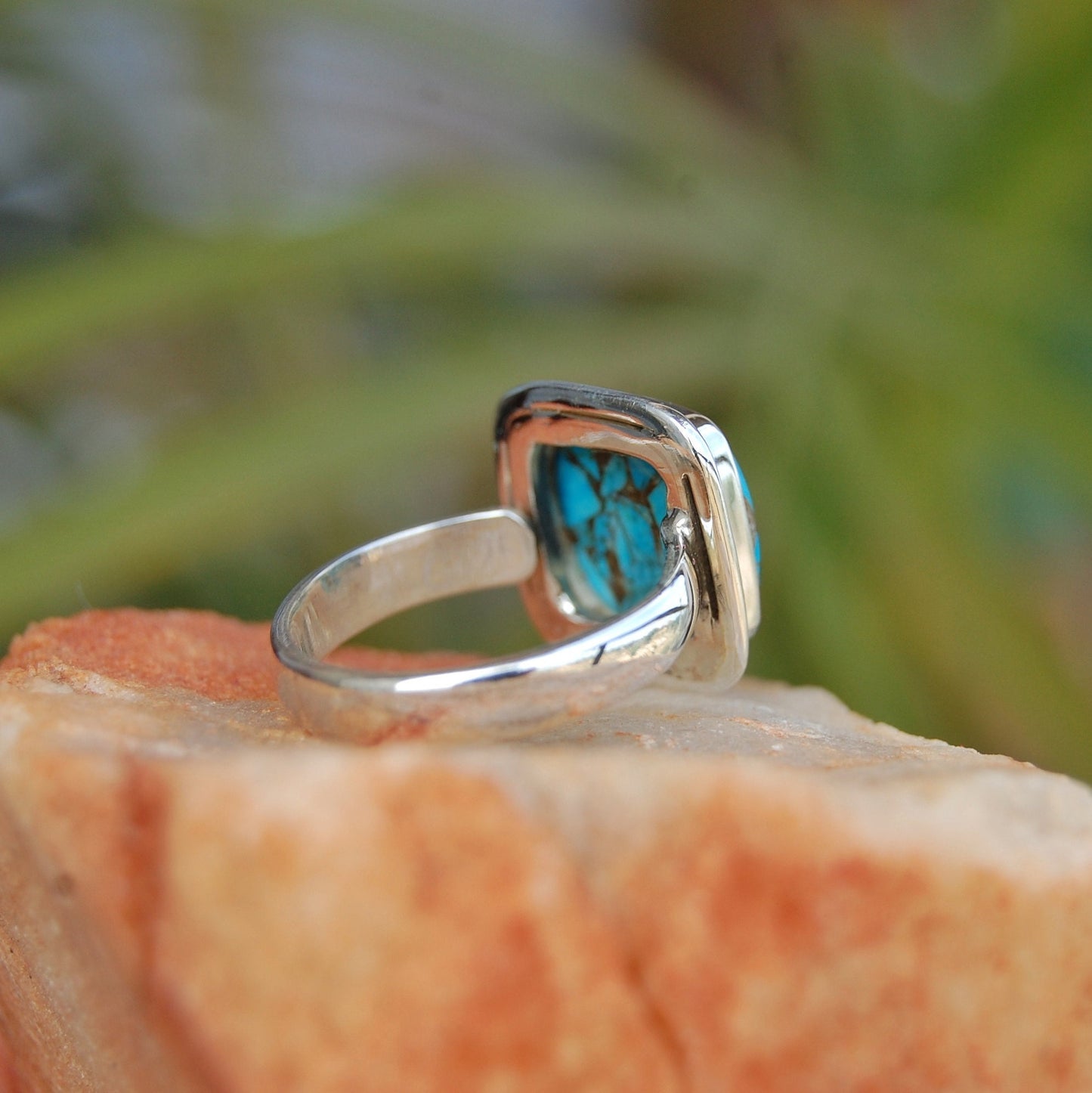 Copper Turquoise Ring