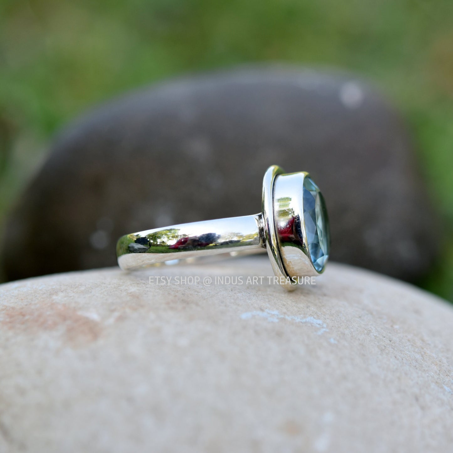 Blue Topaz Ring