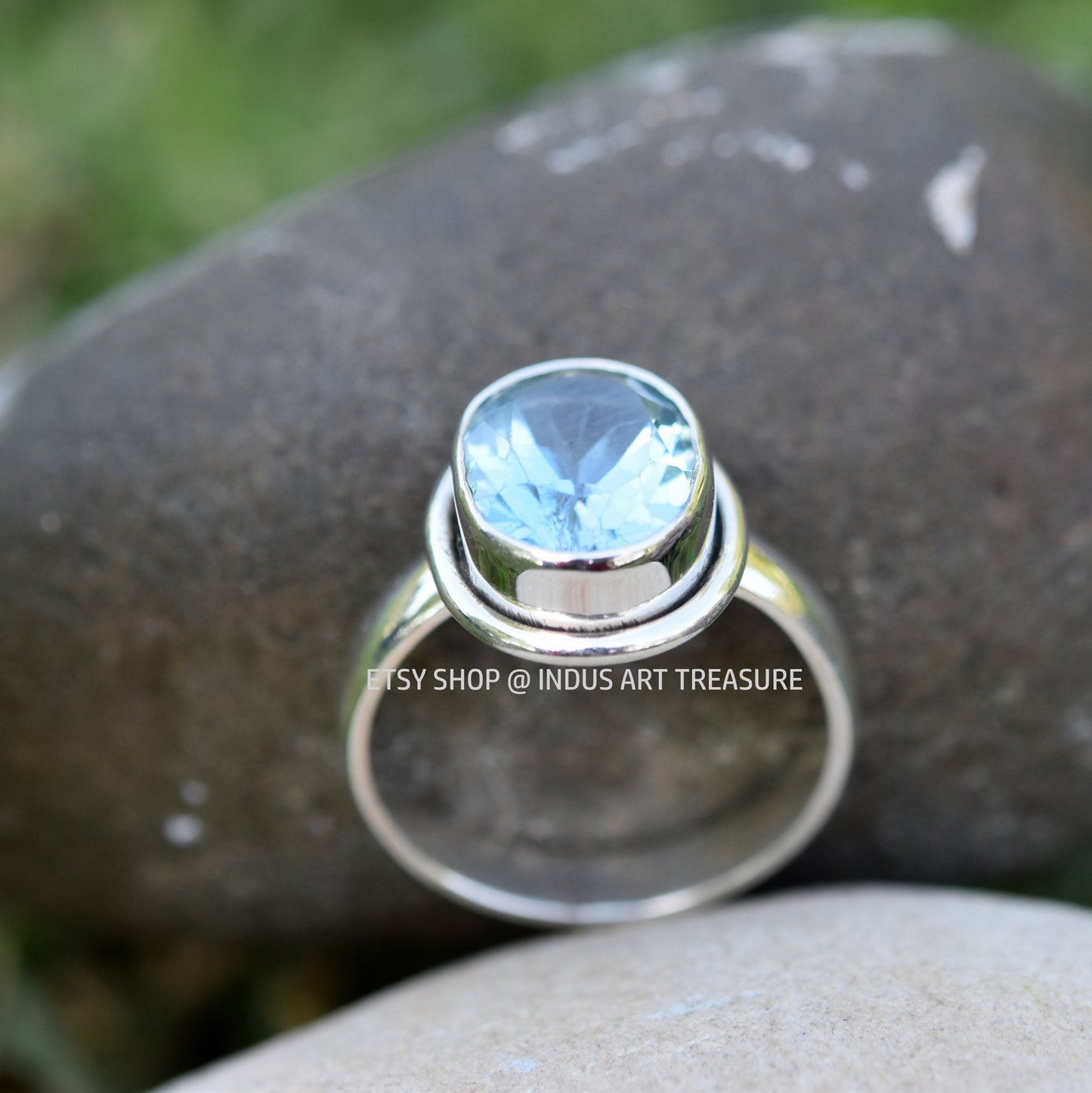 Blue Topaz Ring