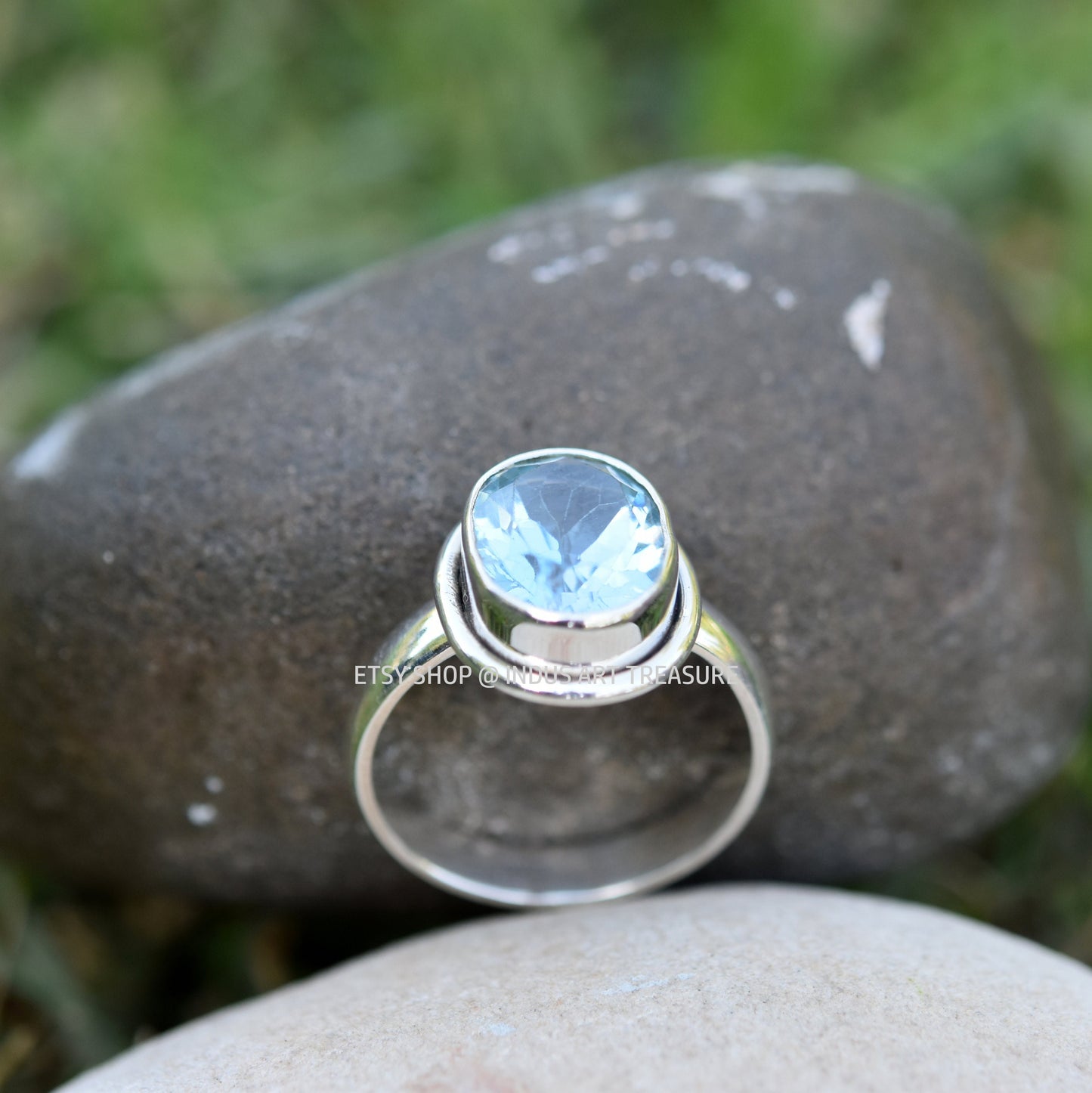 Blue Topaz Ring