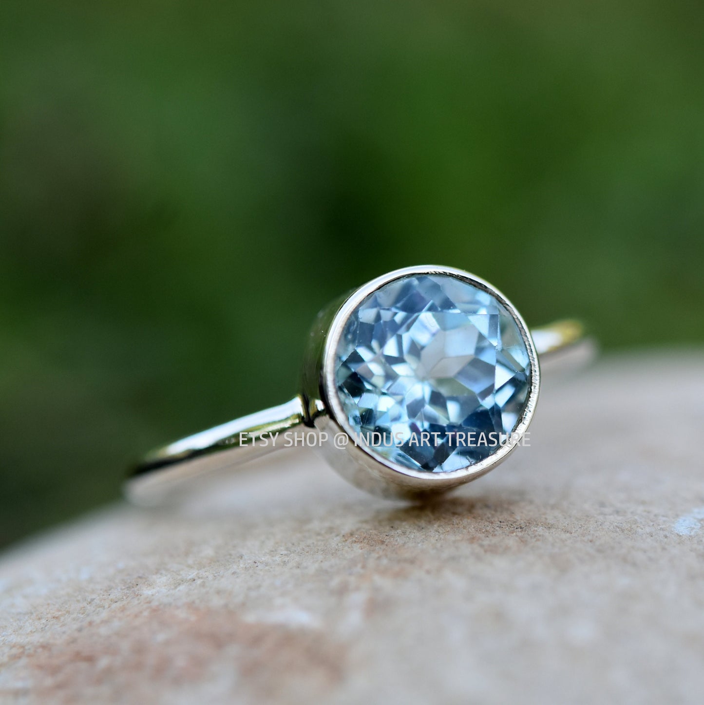 Blue Topaz Ring