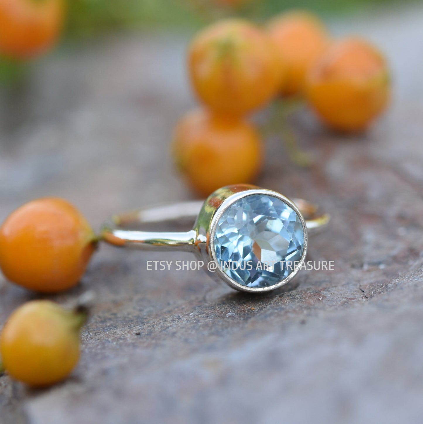 Blue Topaz Ring