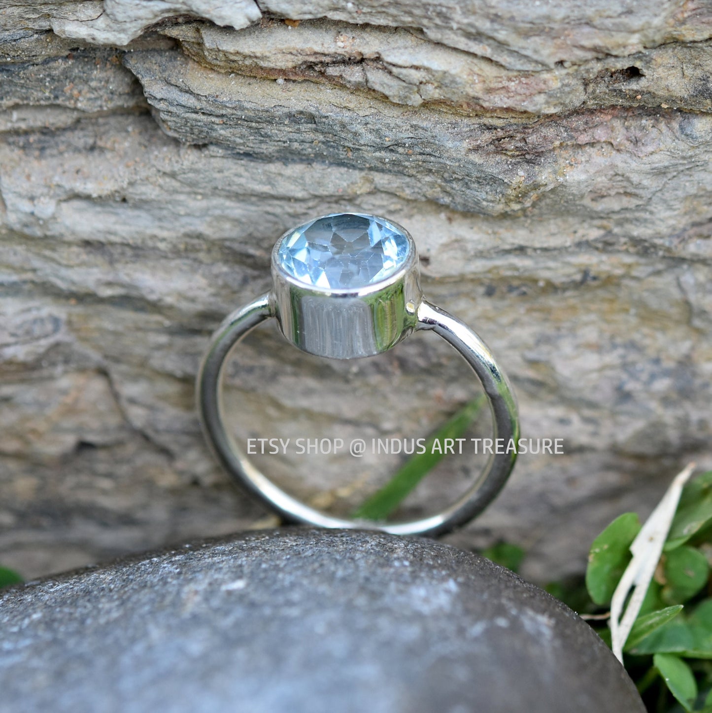 Blue Topaz Ring