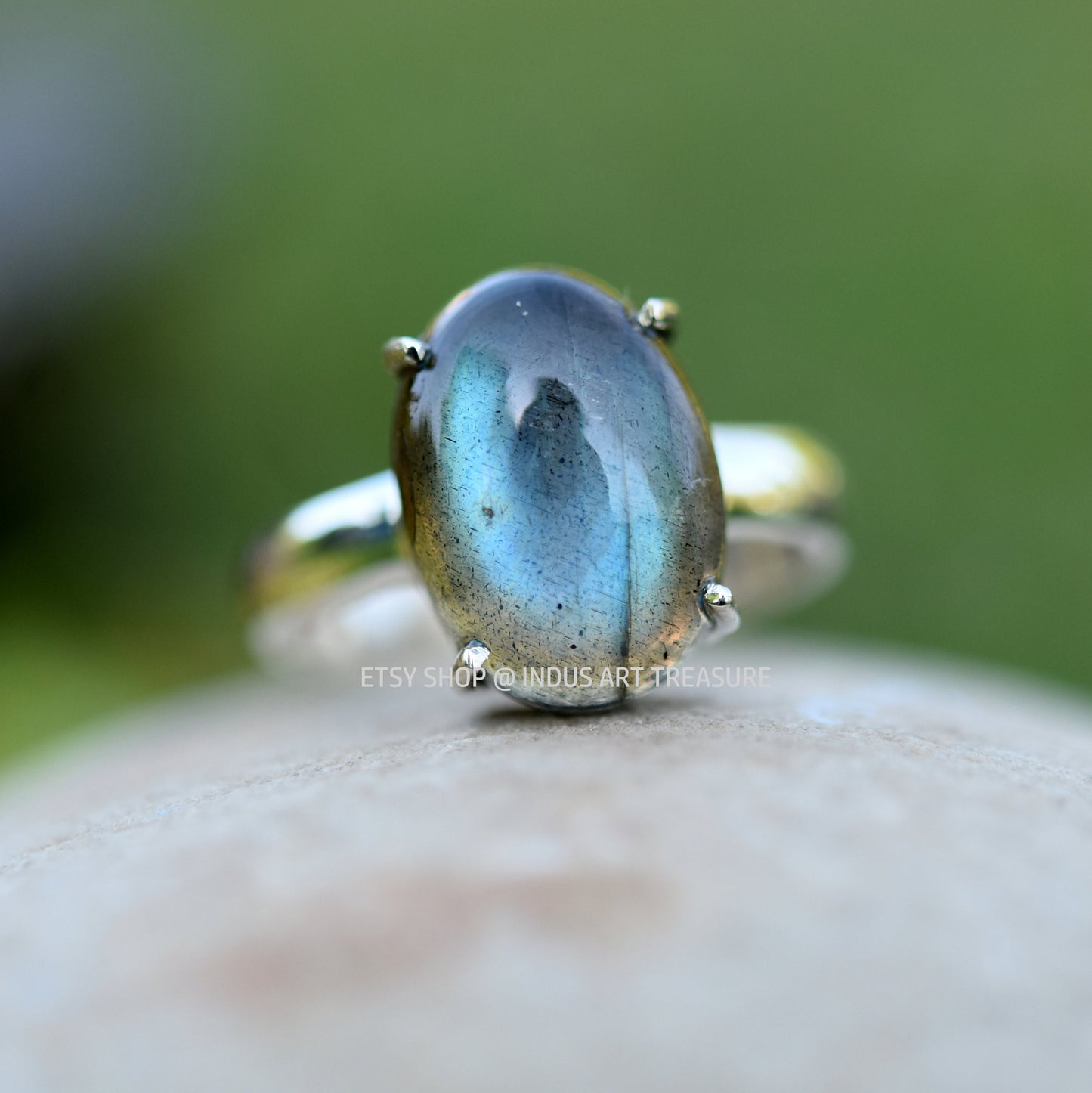 Blue Labradorite Ring