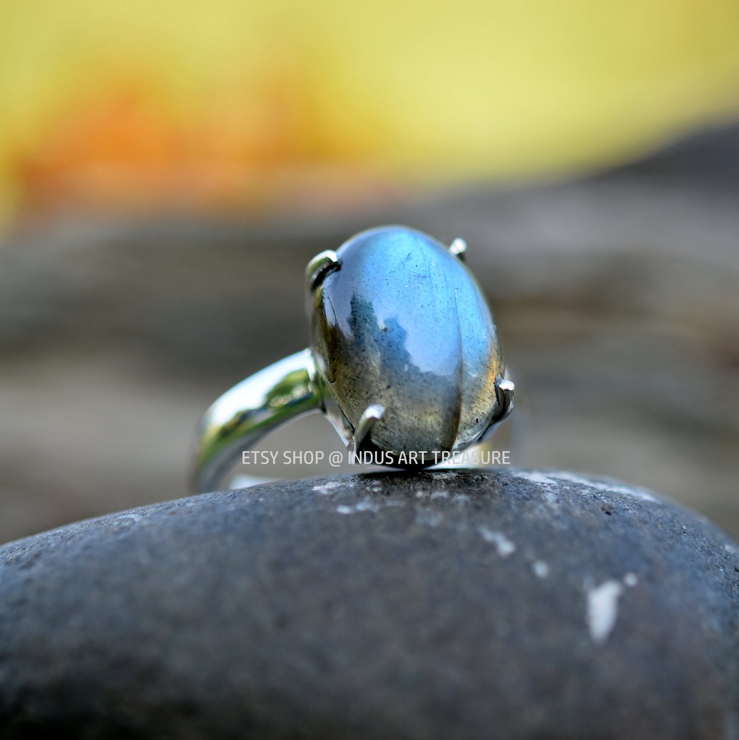 Blue Labradorite Ring
