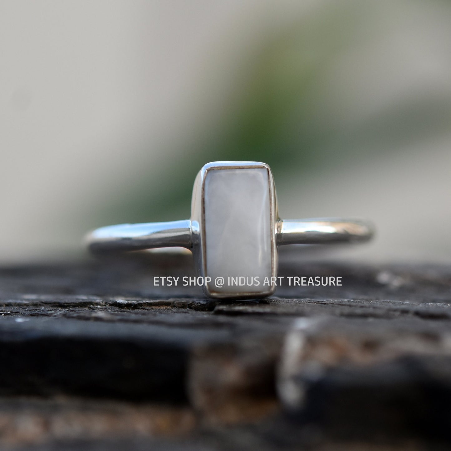 White Quartz Ring