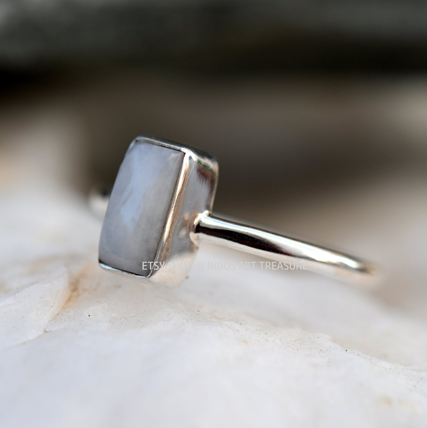 White Quartz Ring
