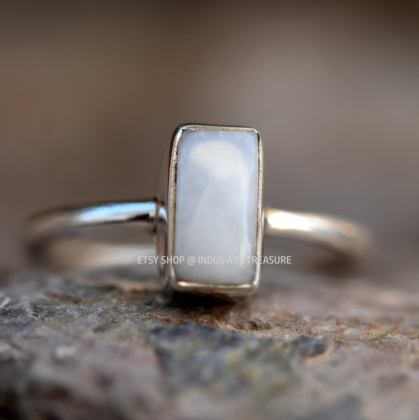 White Quartz Ring