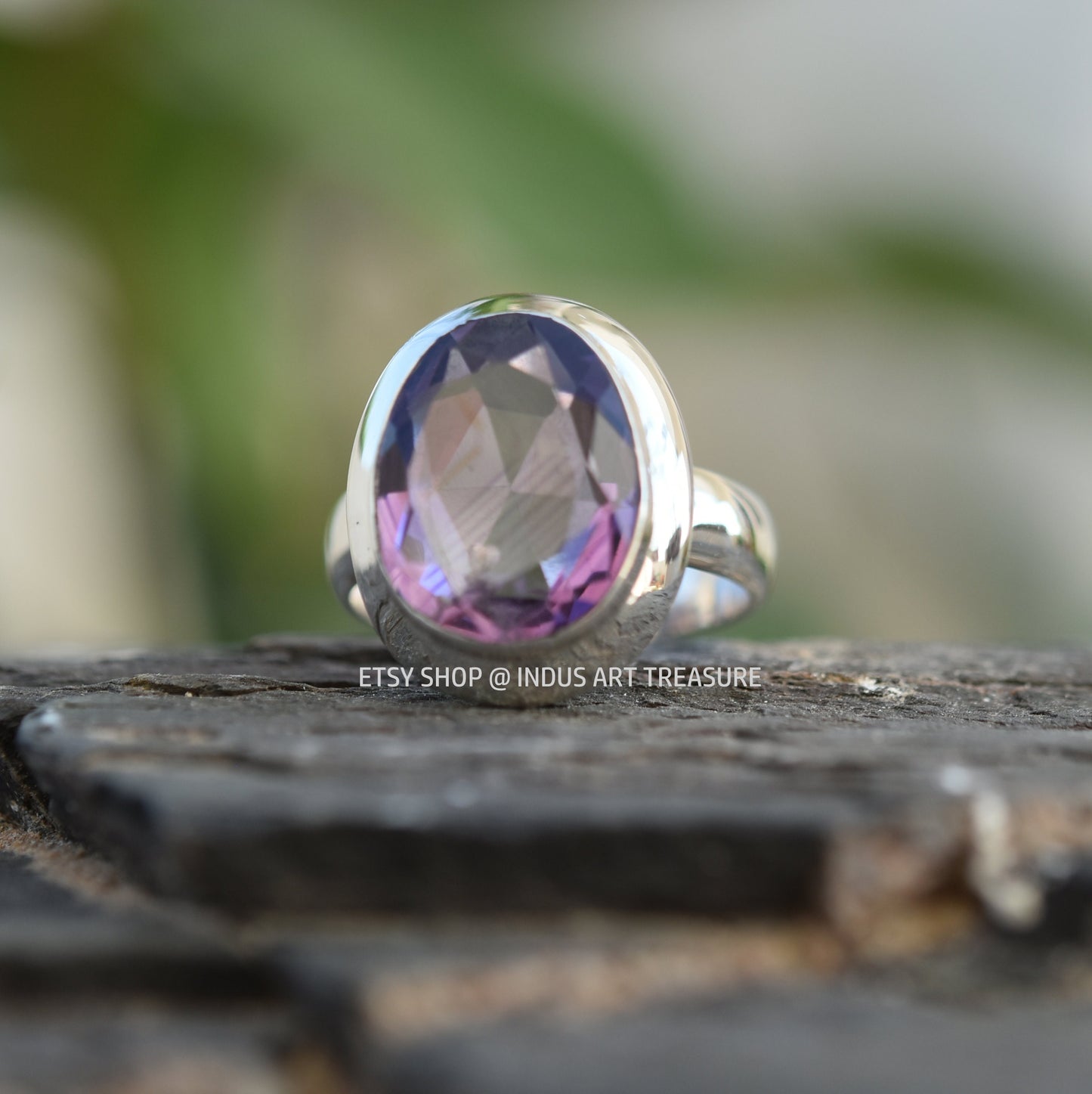 African Amethyst Ring