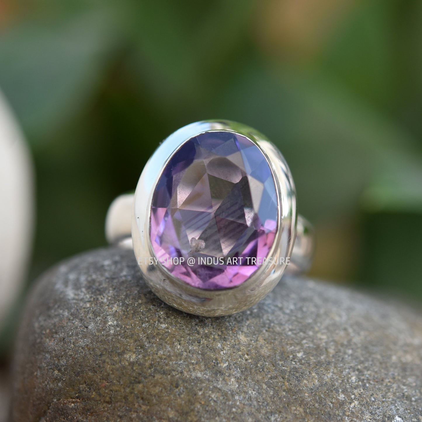 African Amethyst Ring