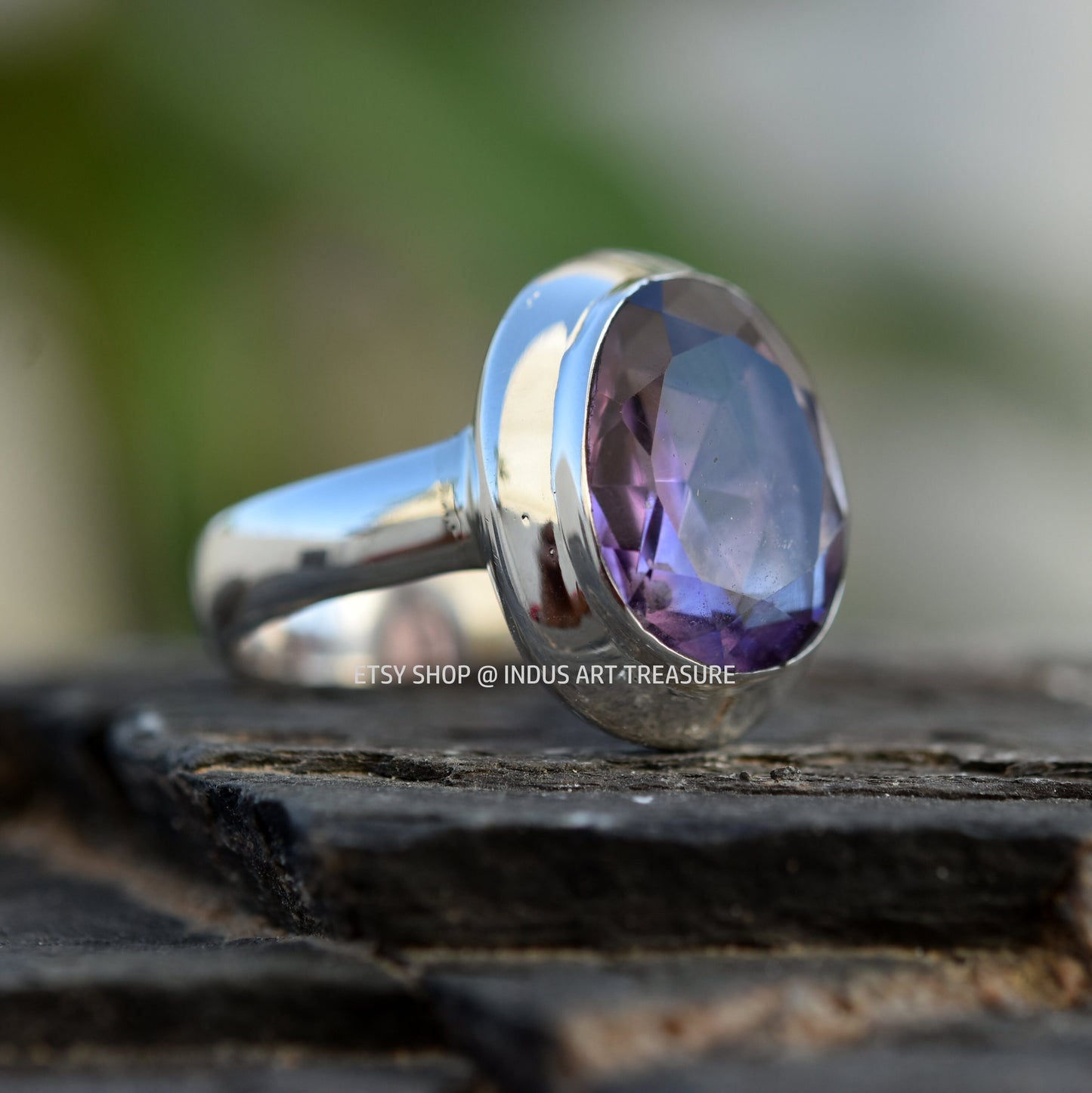 African Amethyst Ring