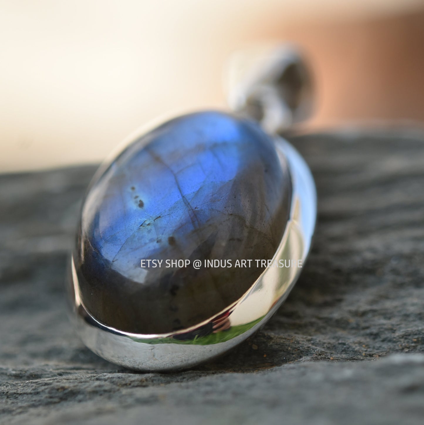 Blue Labradorite Pendant