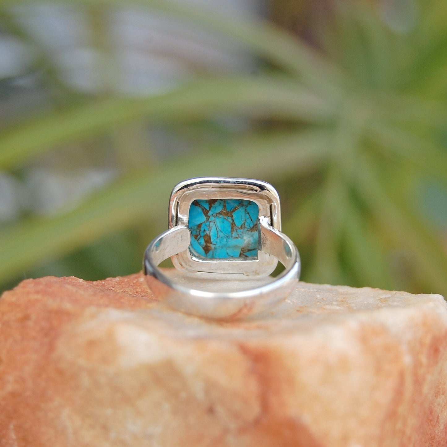 Copper Turquoise Ring