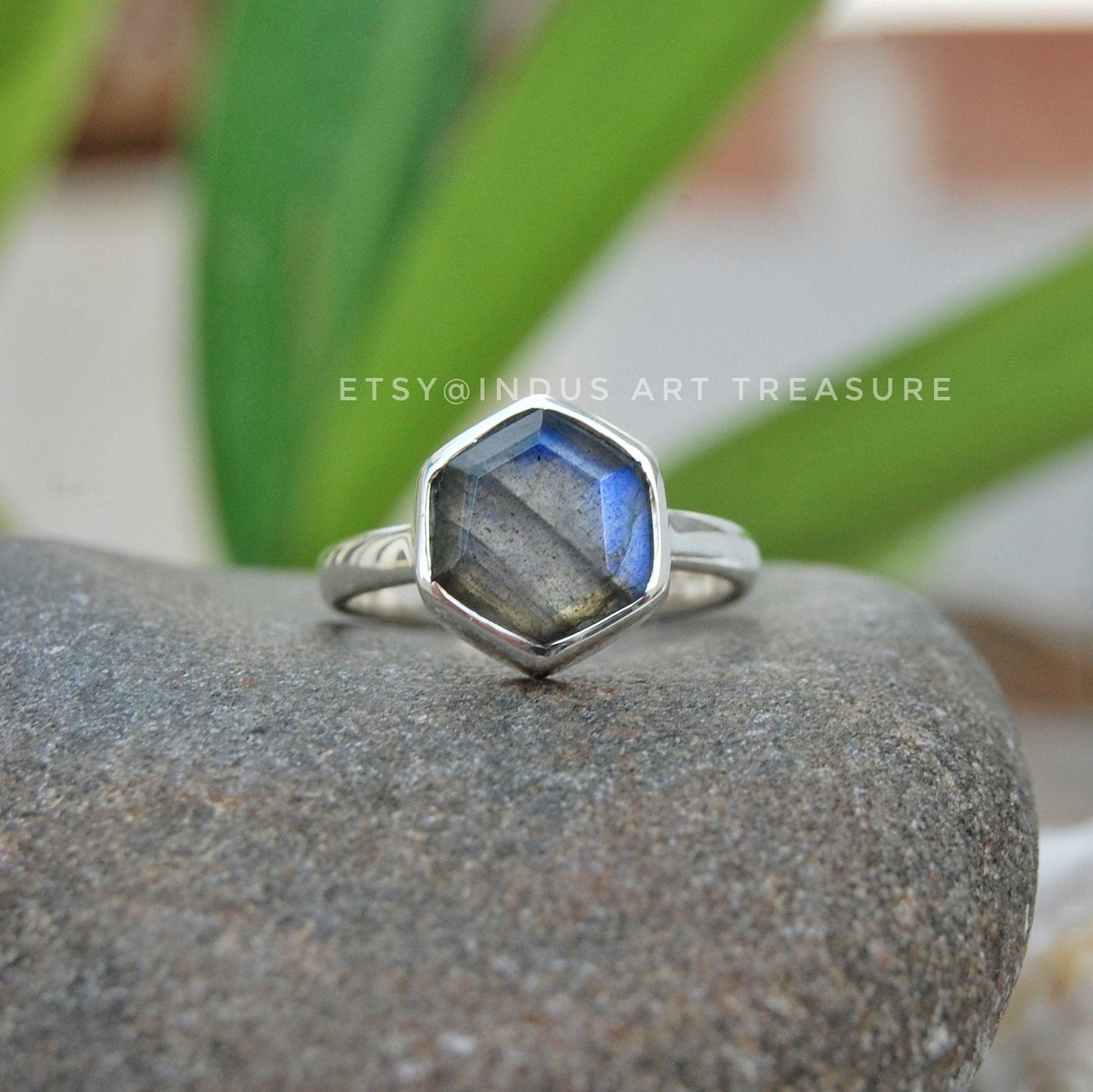 Blue Labradorite Ring