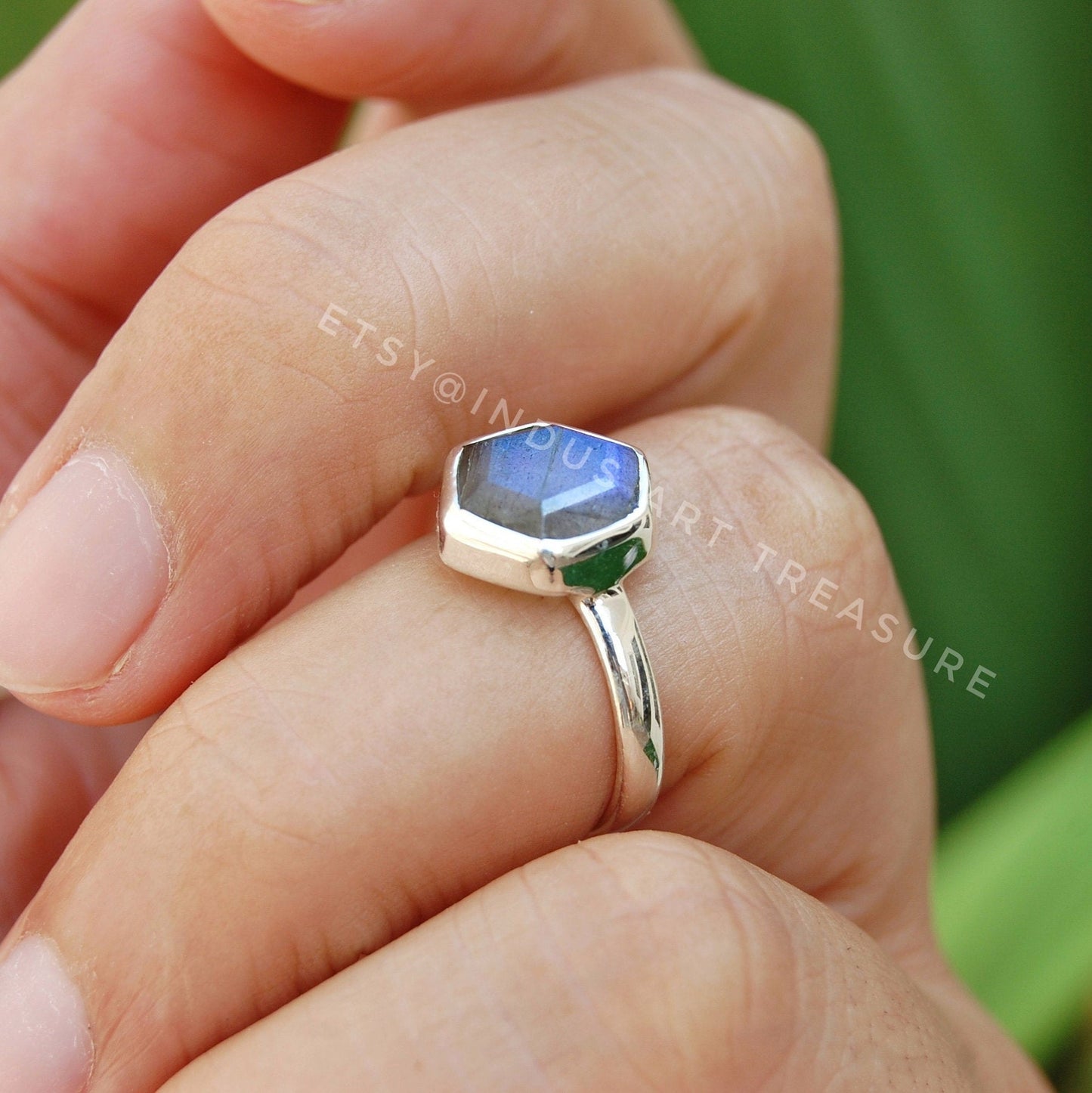 Blue Labradorite Ring