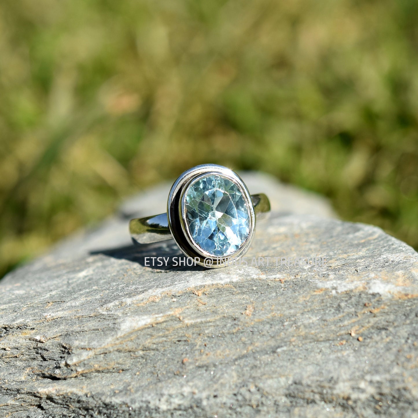 Blue Topaz Ring