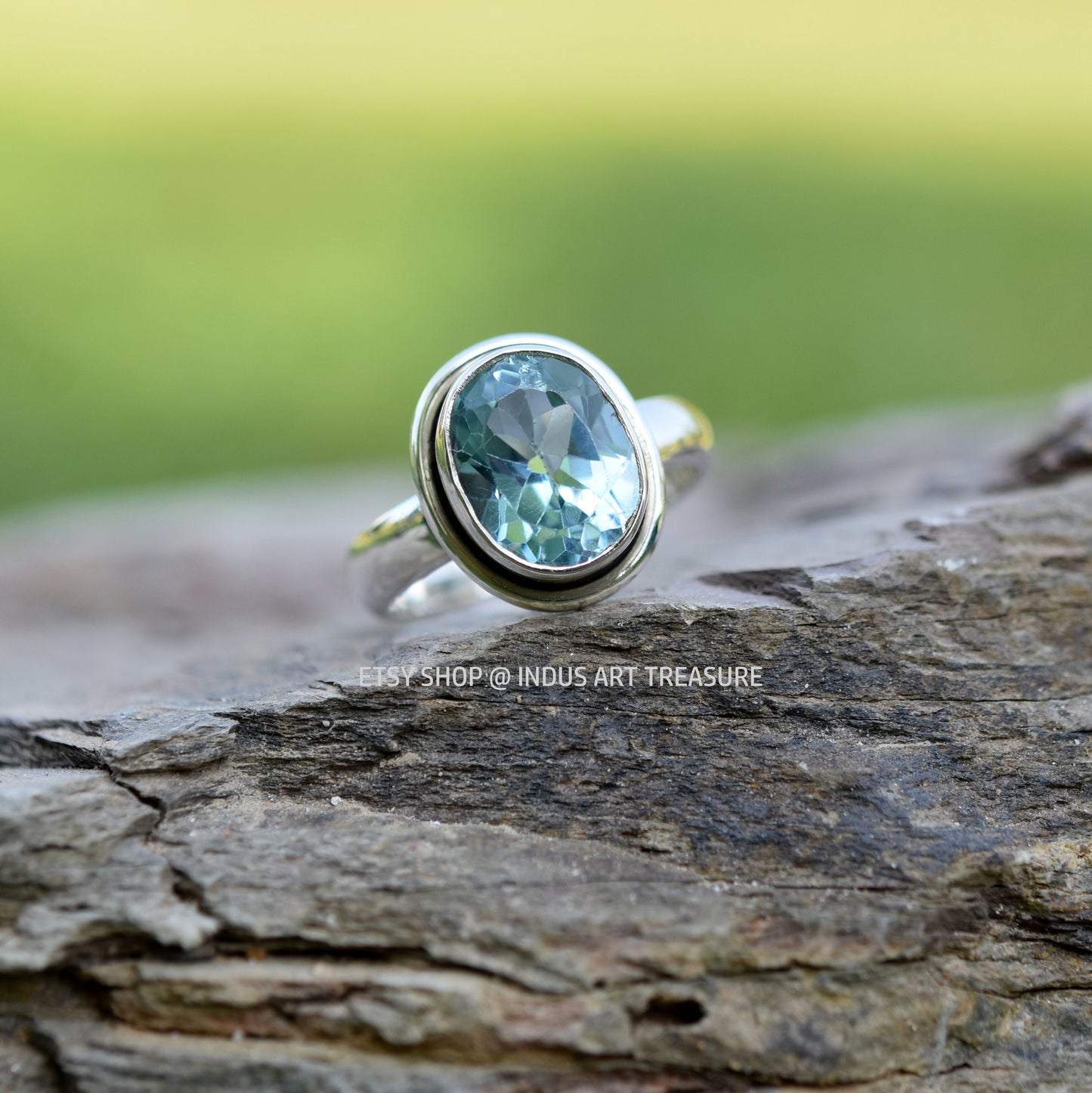 Blue Topaz Ring