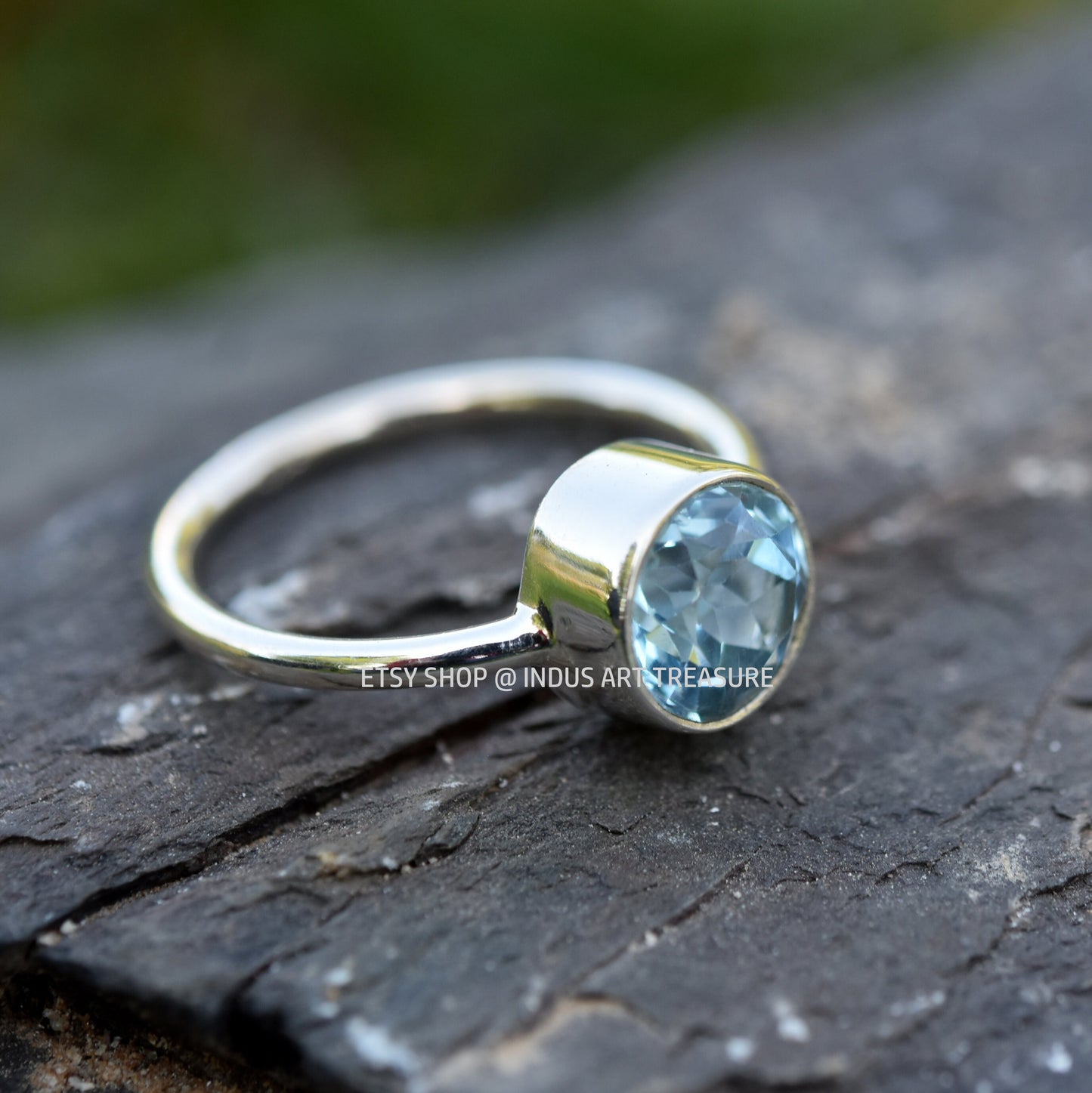 Blue Topaz Ring