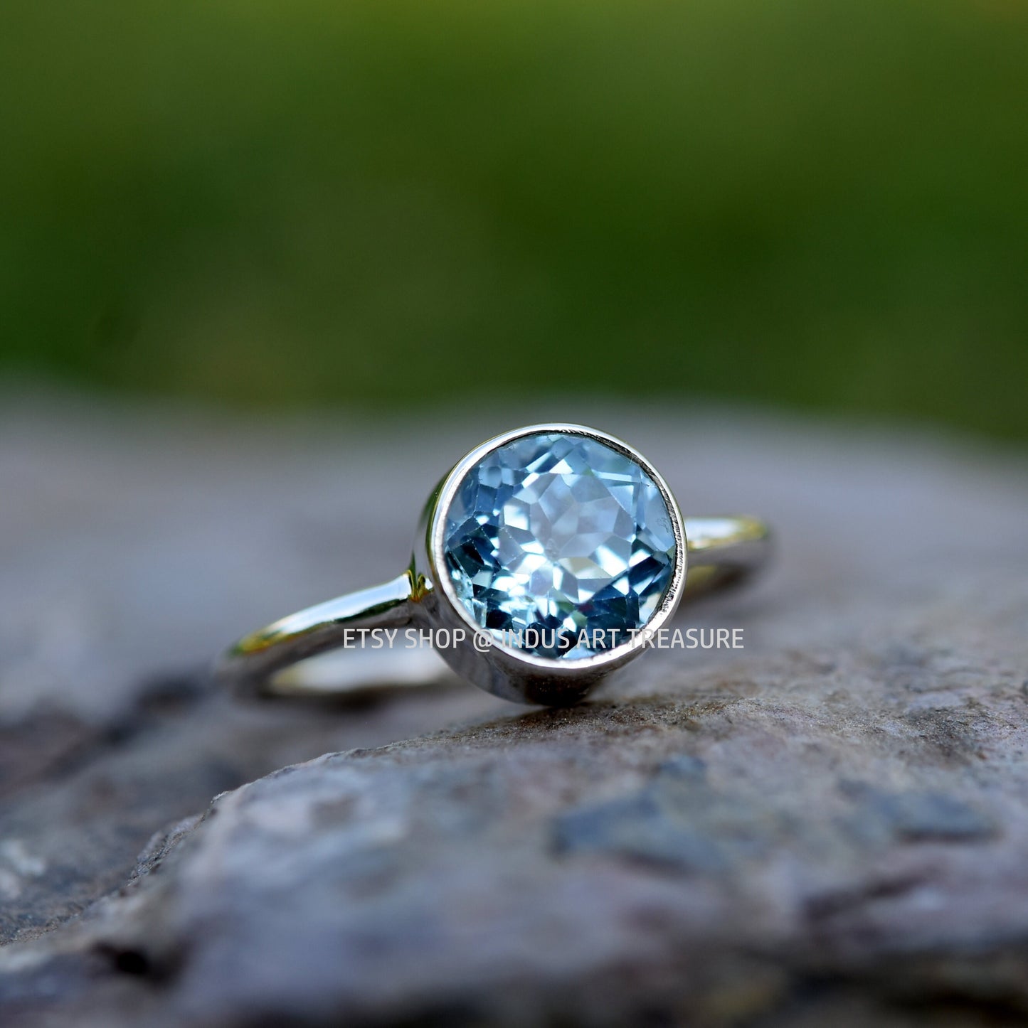 Blue Topaz Ring