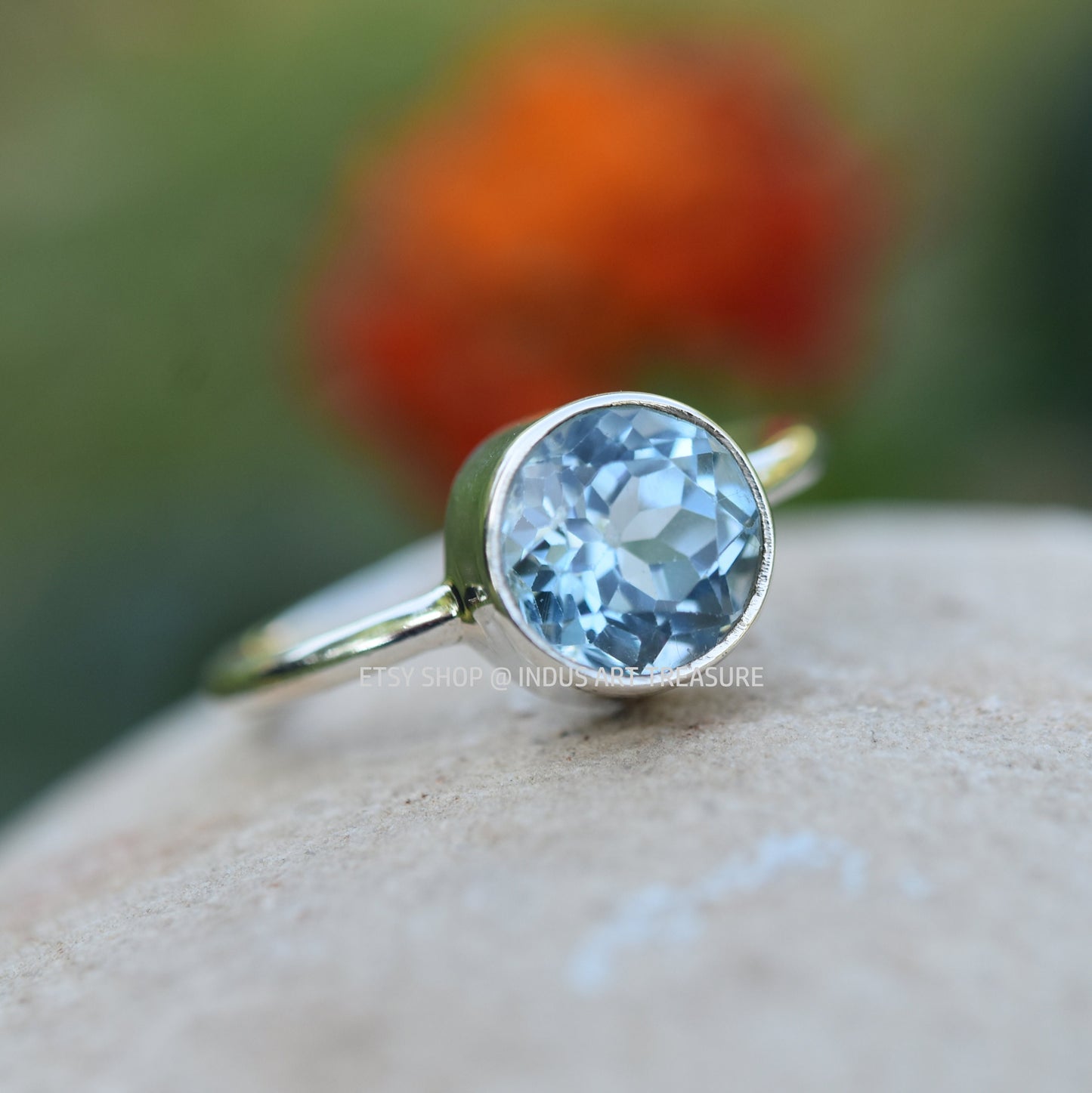 Blue Topaz Ring