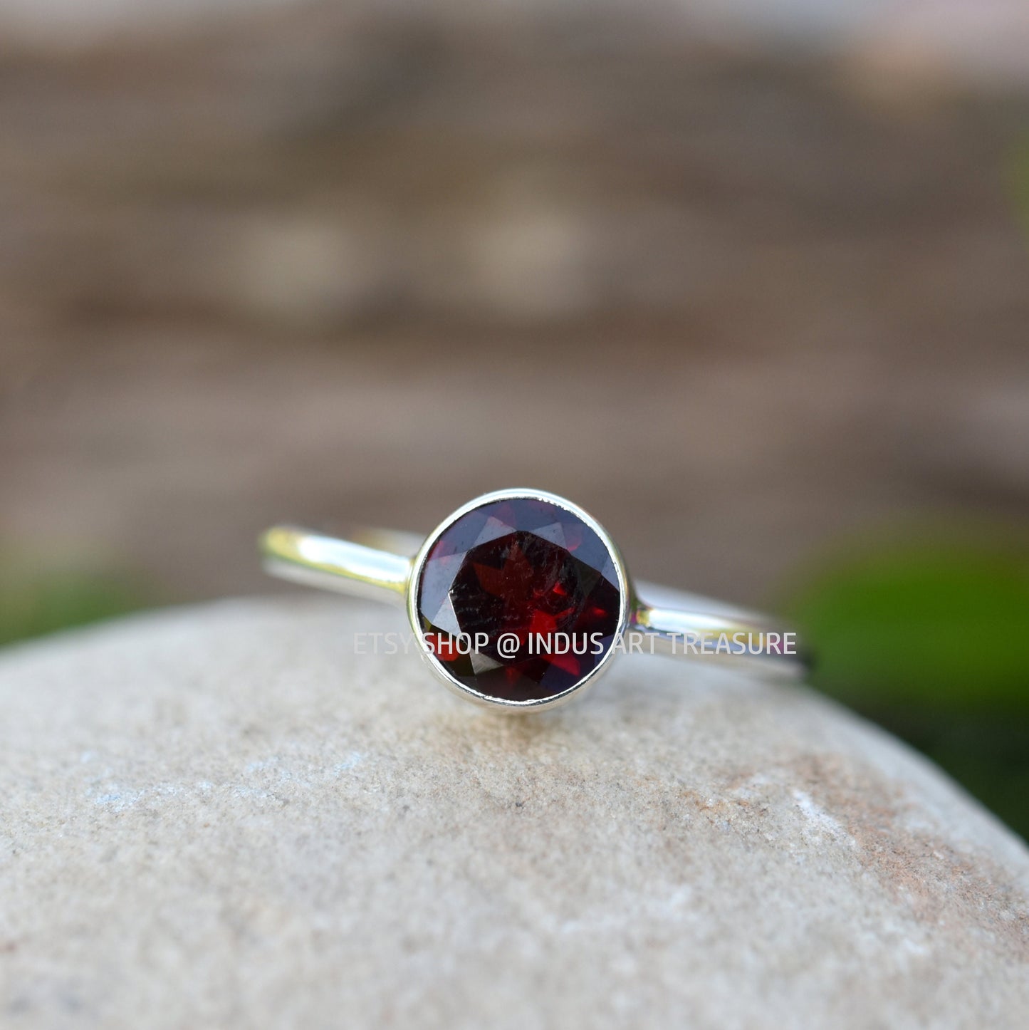 Red Garnet Ring