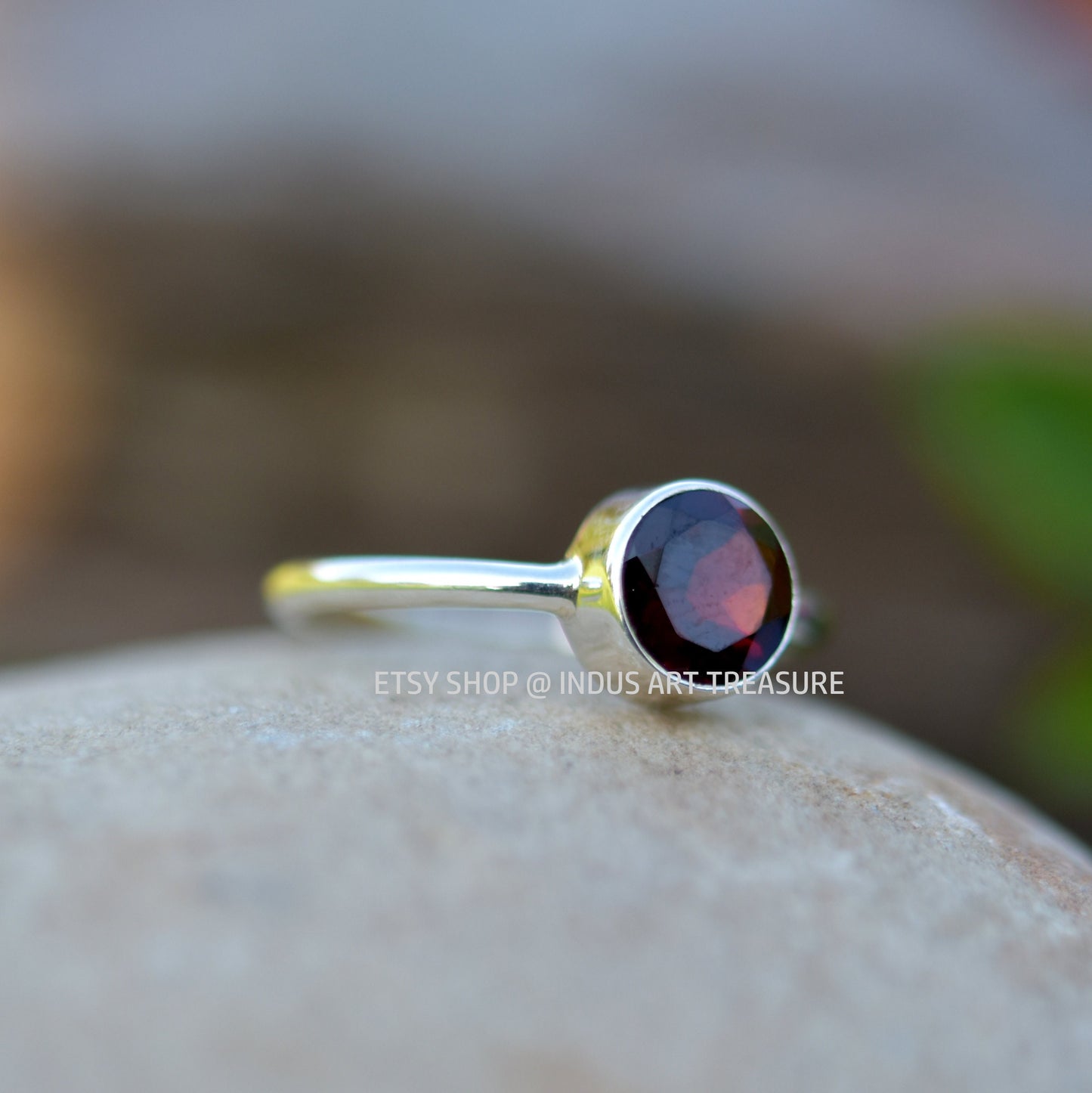 Red Garnet Ring