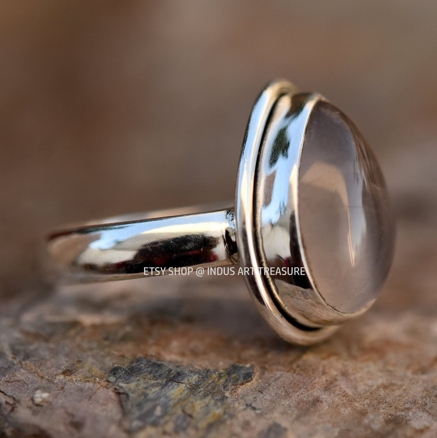 Rose Quartz Ring