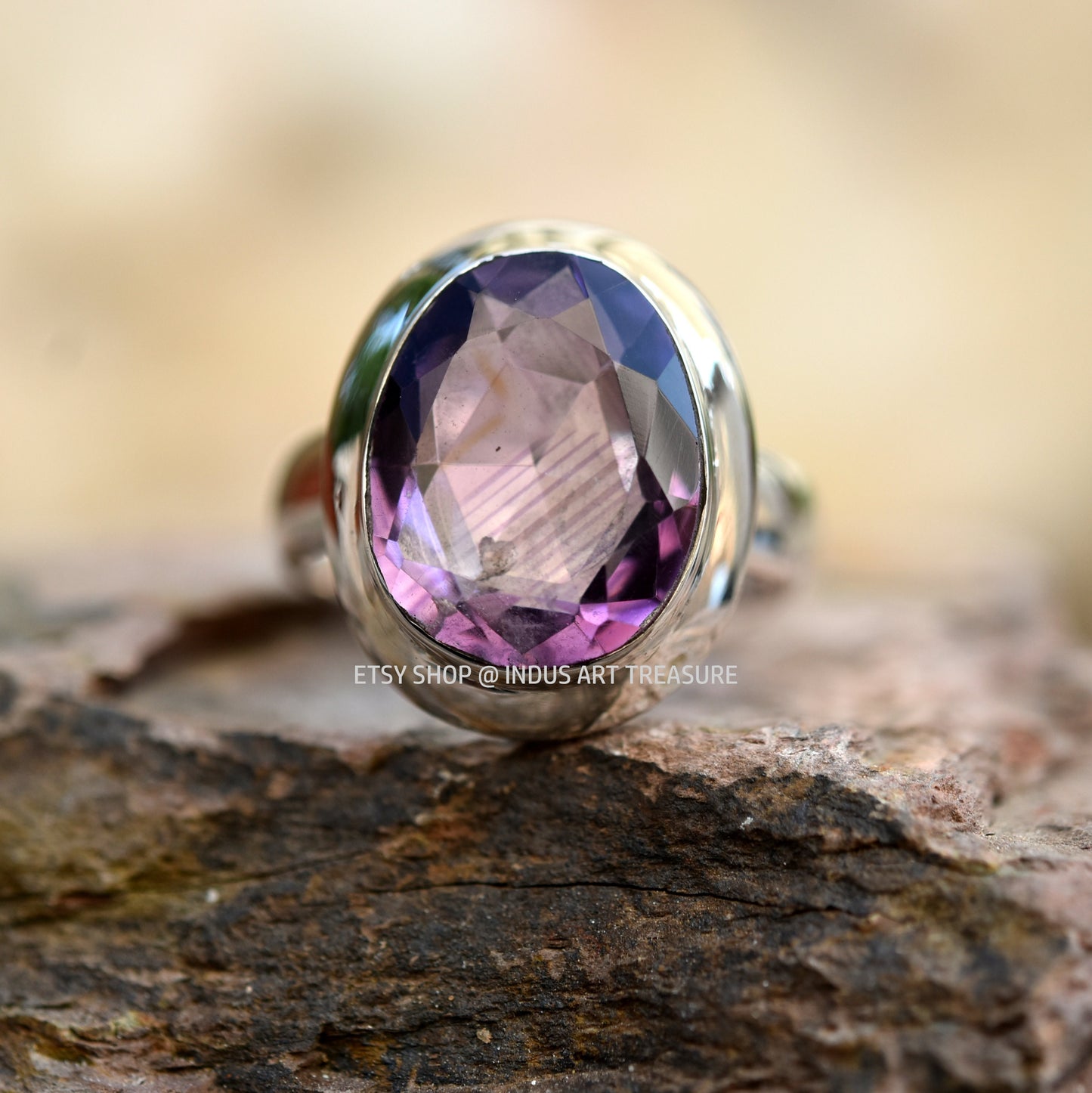African Amethyst Ring