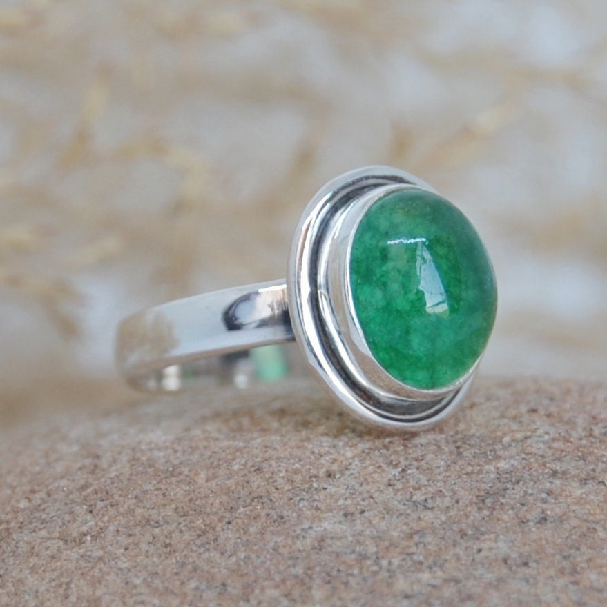 Healing Jade Stone Ring,