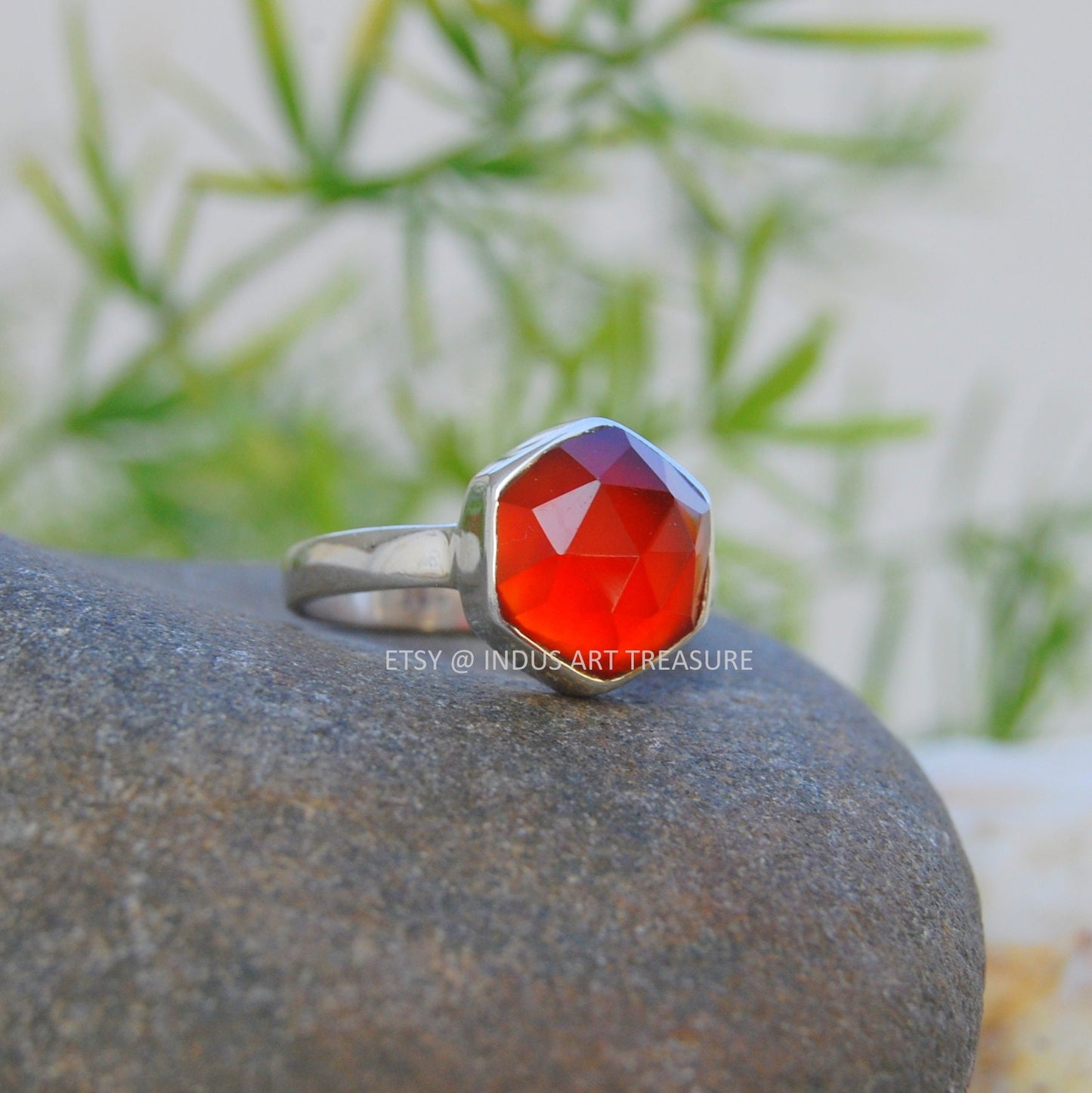 Red Carnelian Ring
