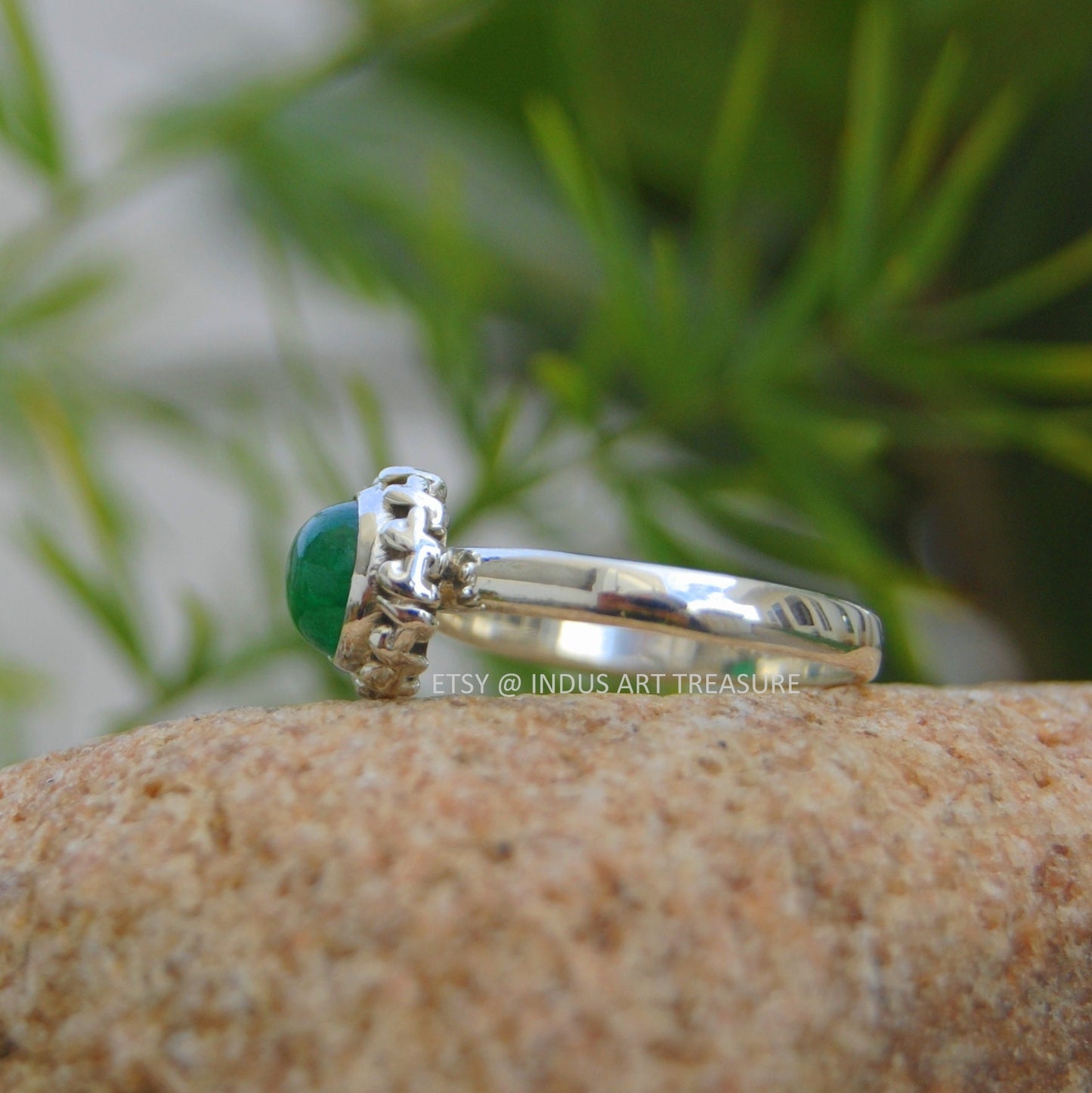 Healing Jade Stone Ring