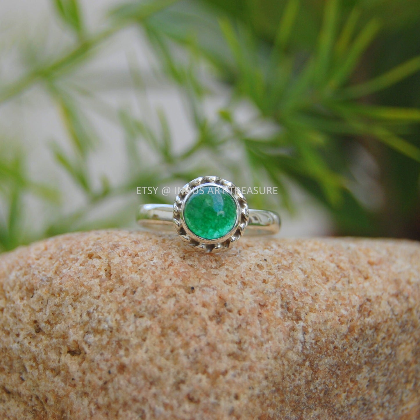 Healing Jade Stone Ring