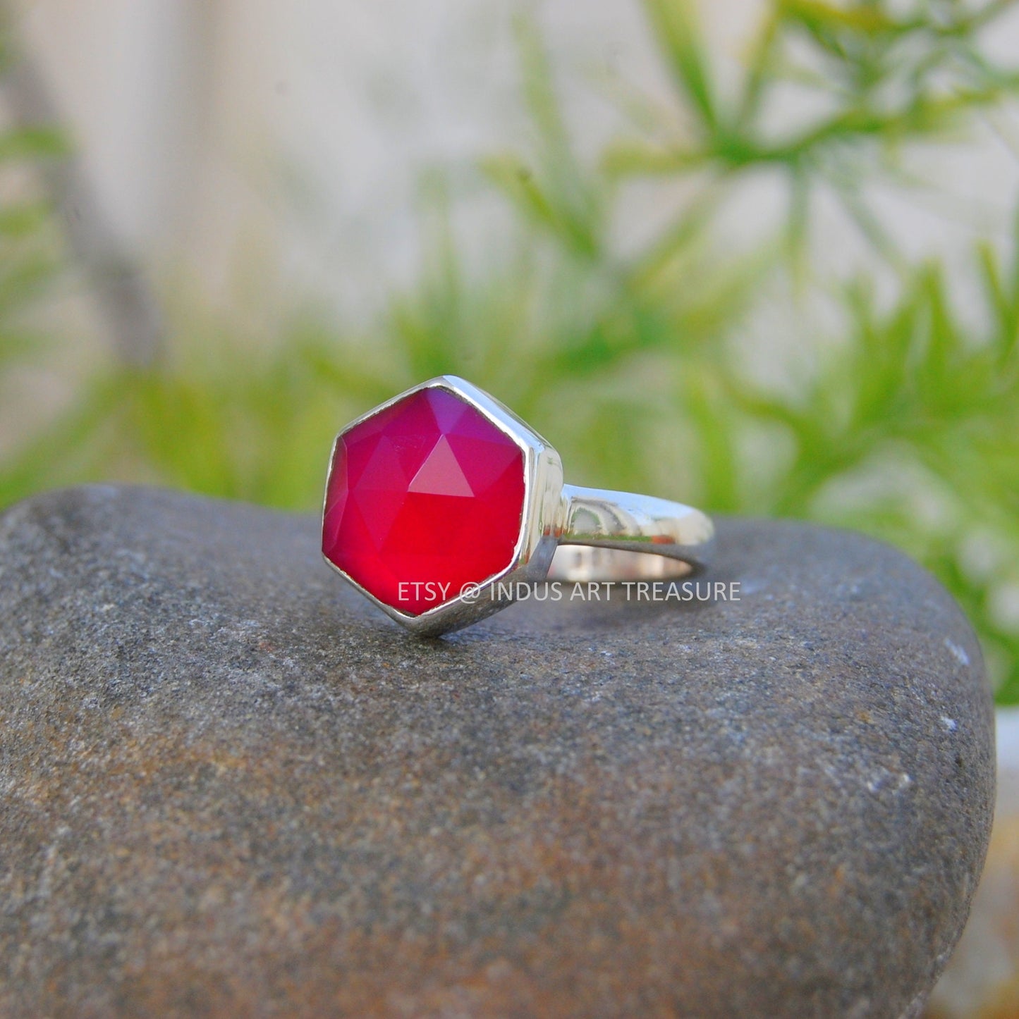 Palm Ruby Ring