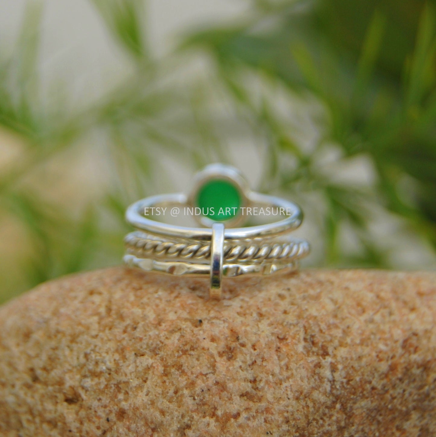 Jade Stacking Ring Set
