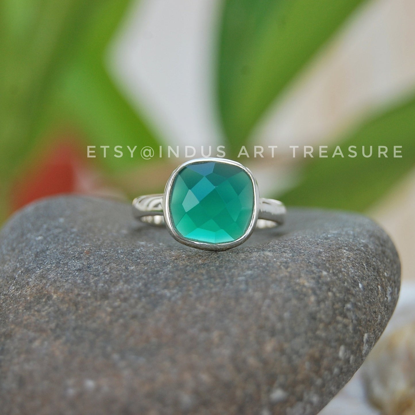 Green Onyx Ring
