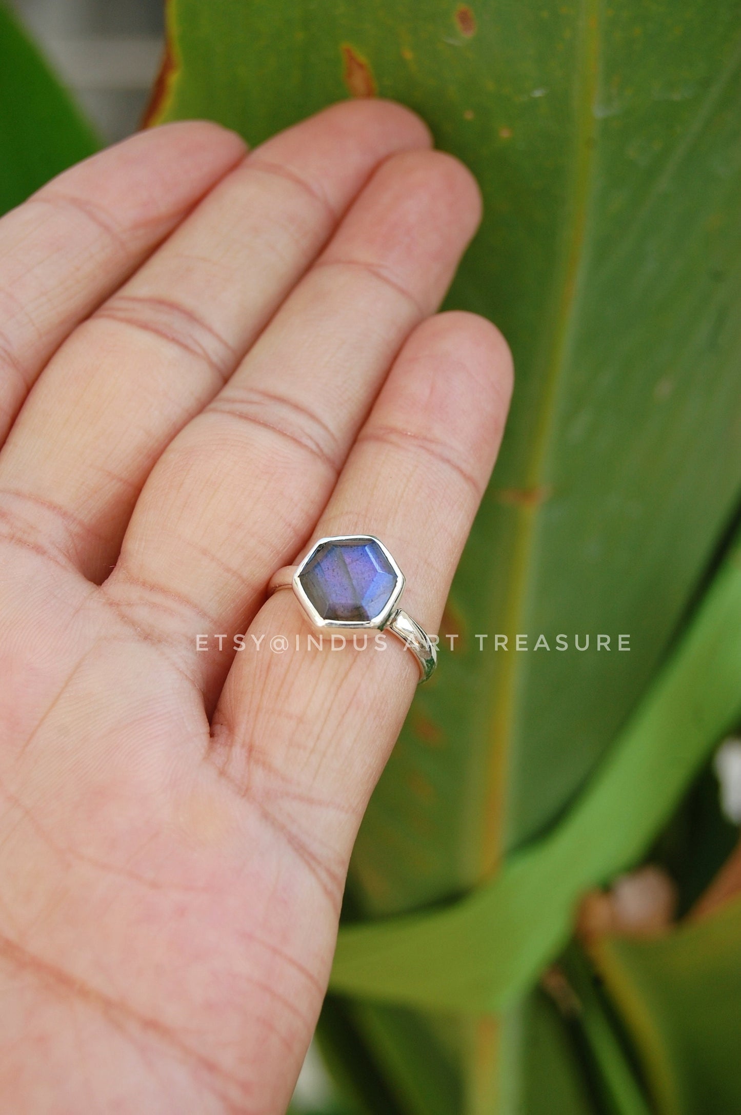Blue Labradorite Ring