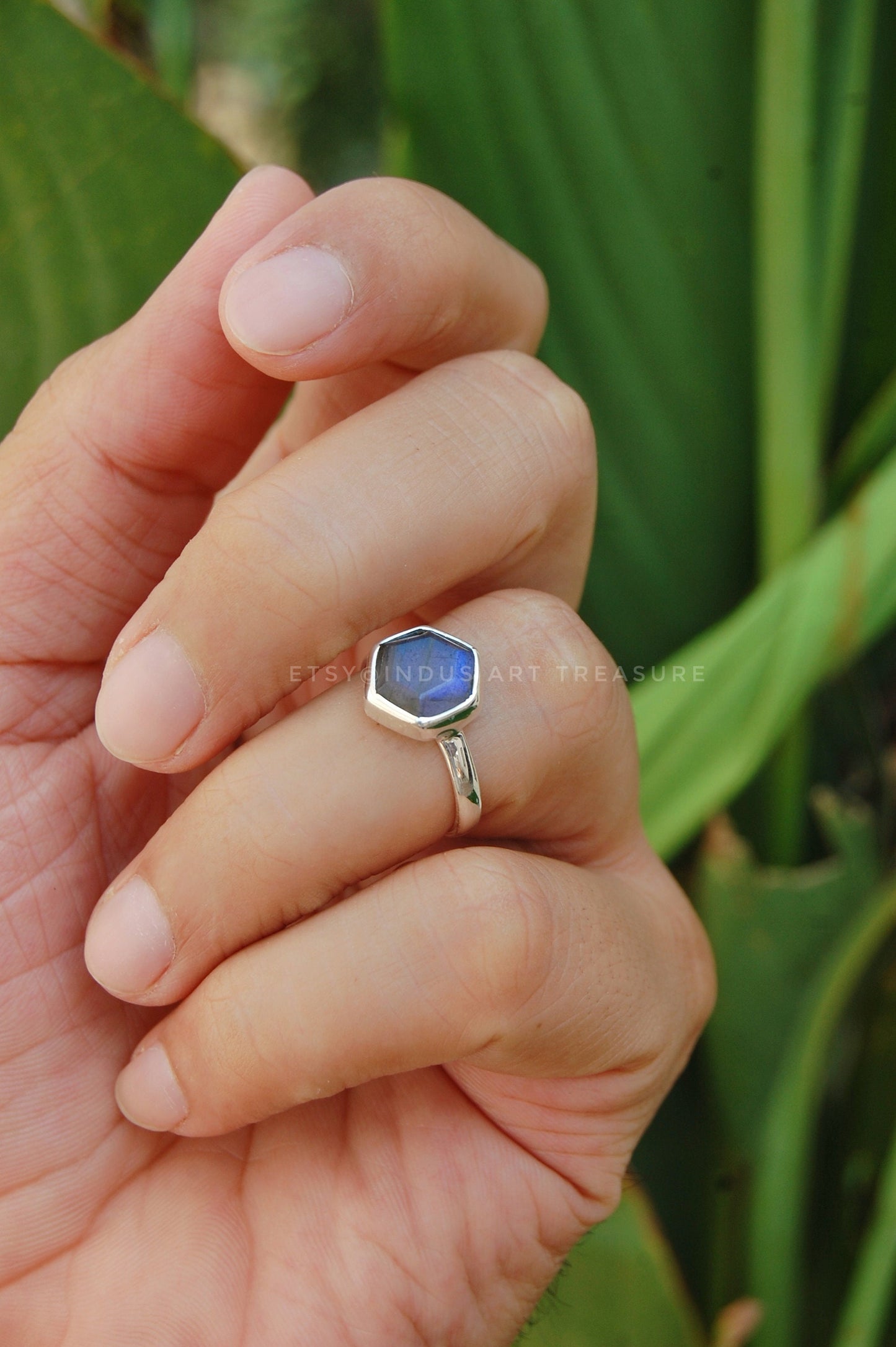 Blue Labradorite Ring