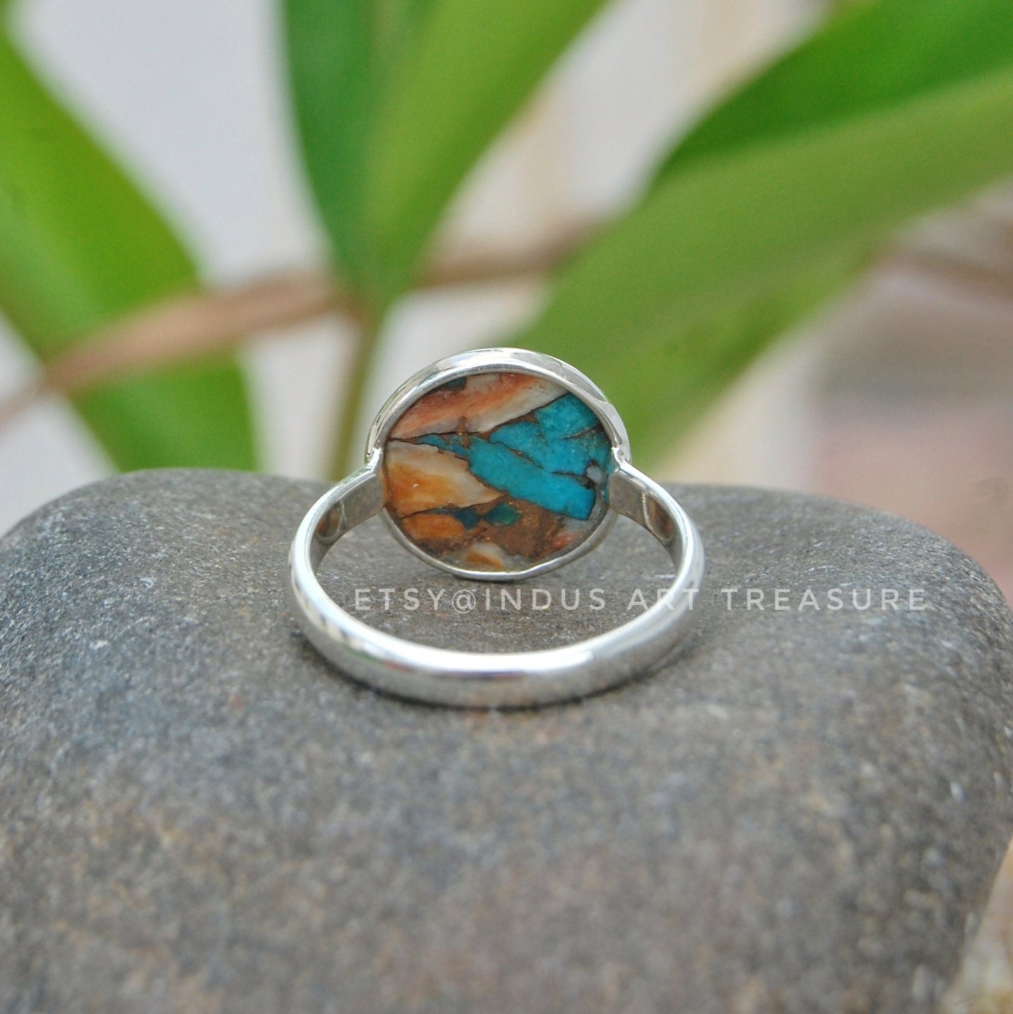 Copper Turquoise Ring