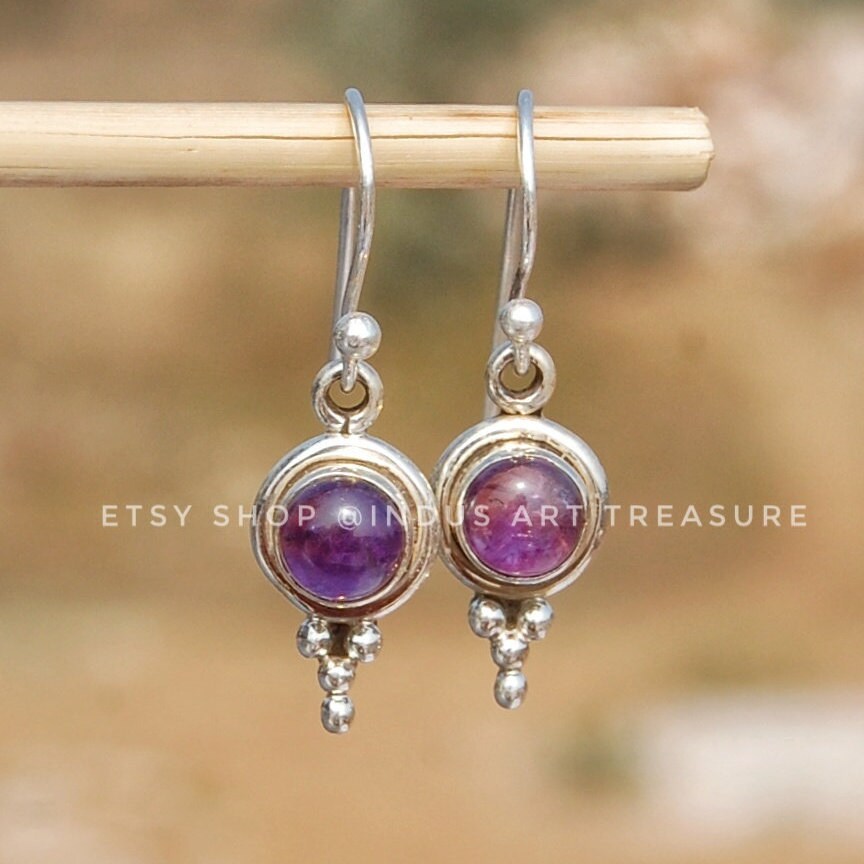 Amethyst Boho Earrings