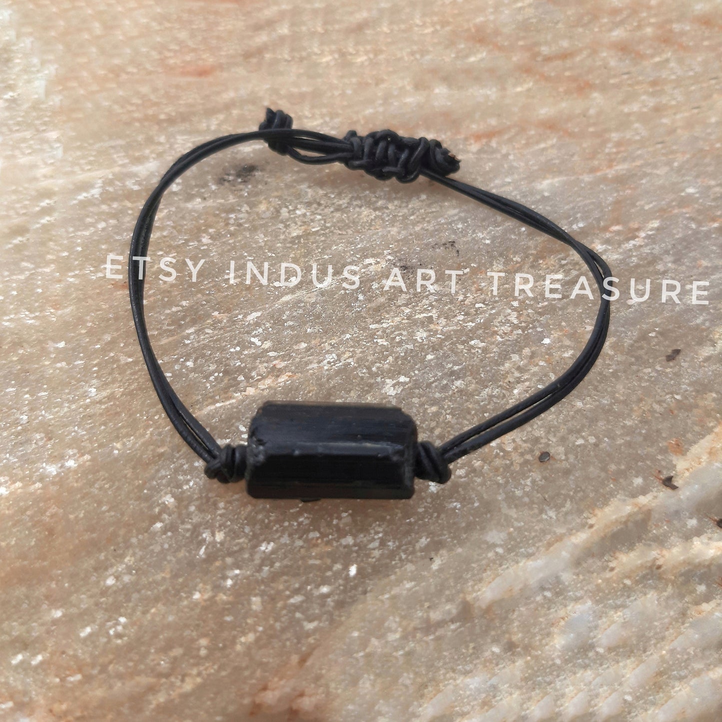 Raw Black Tourmaline Bracelet