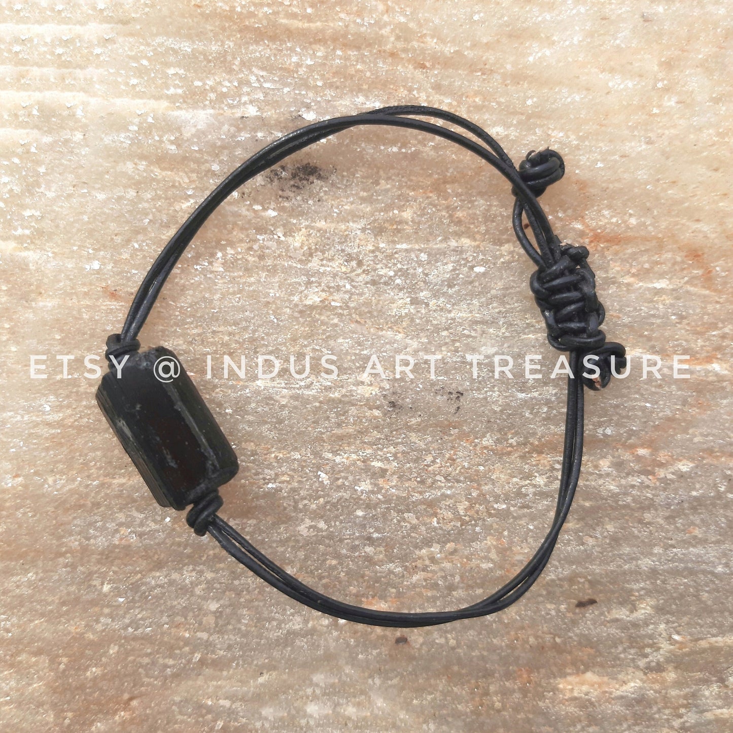 Raw Black Tourmaline Bracelet