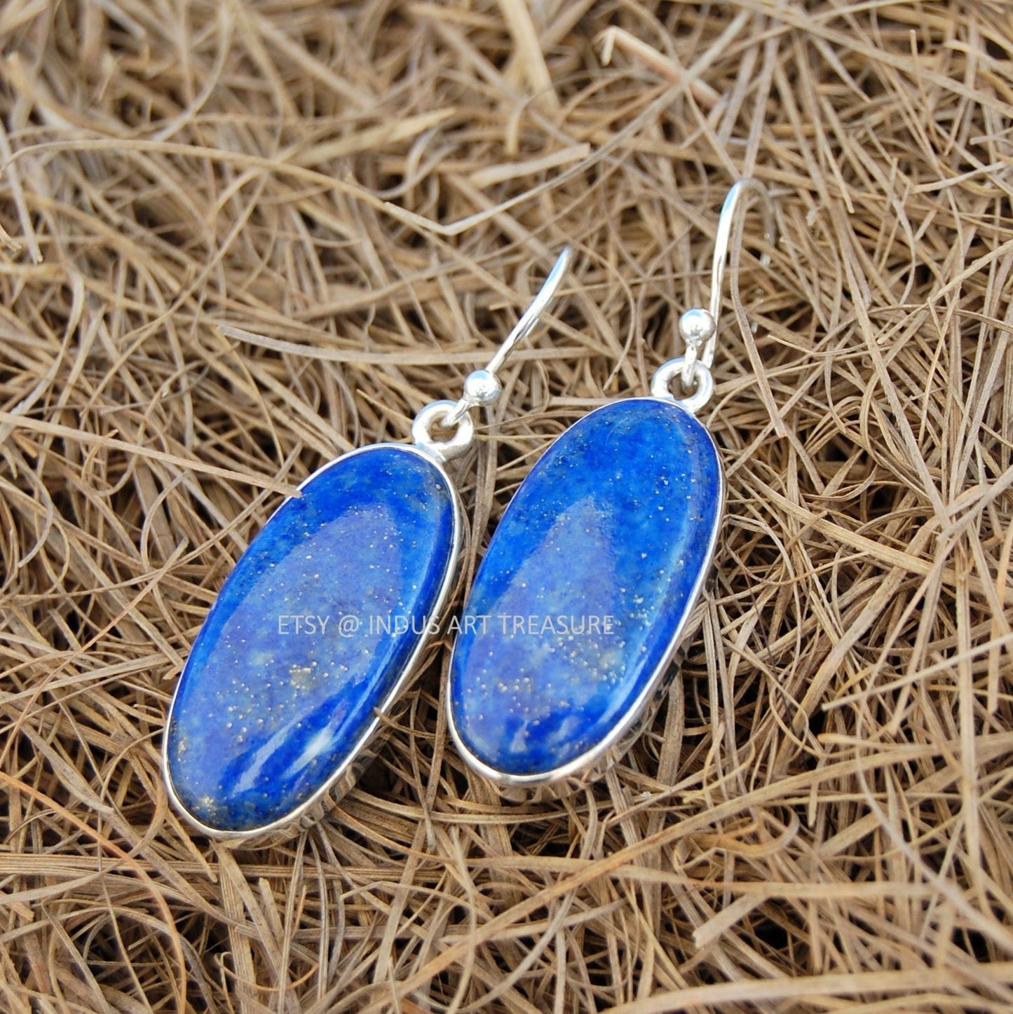 Lapis Lazuli Drop Earrings