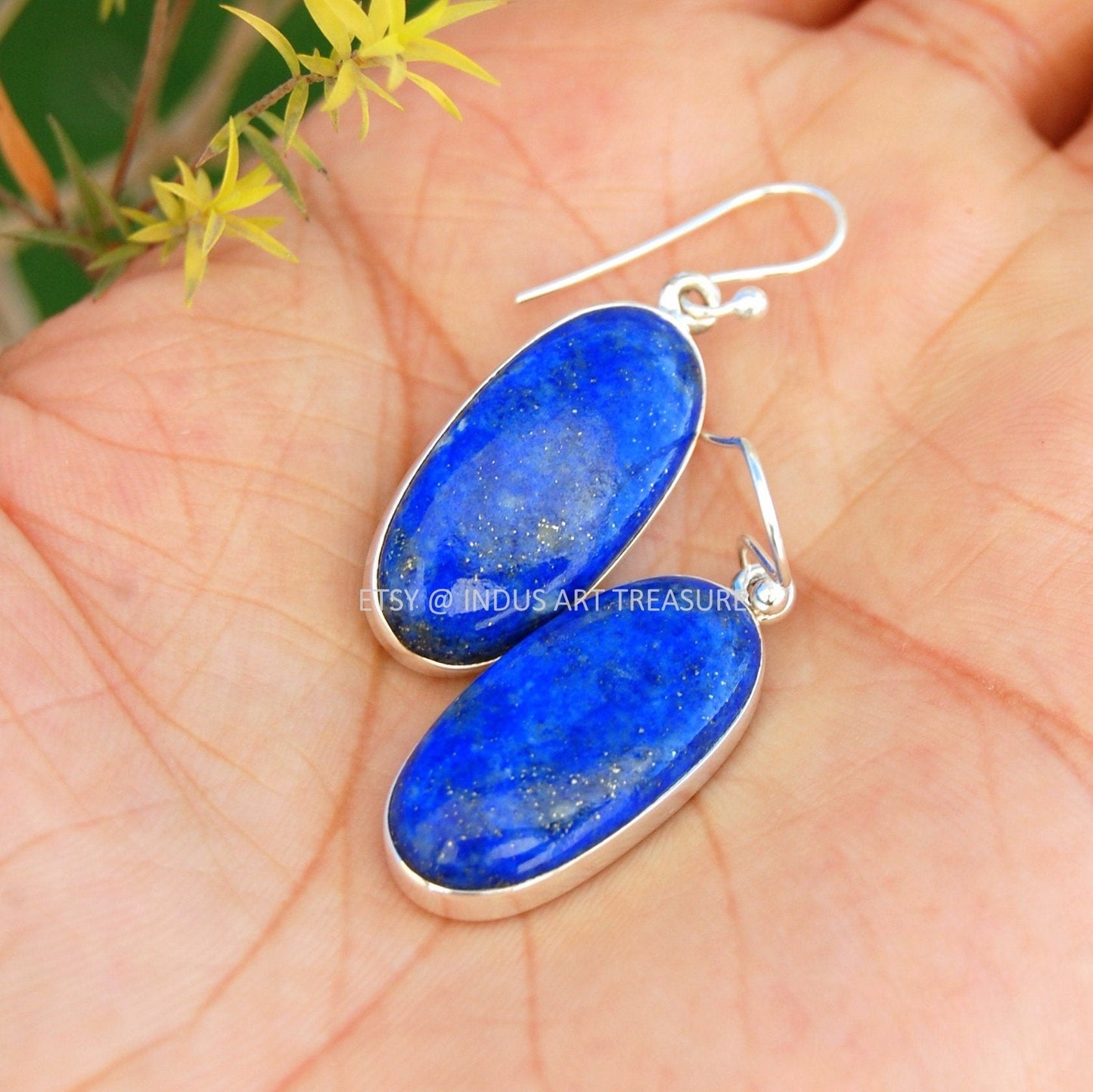 Lapis Lazuli Drop Earrings