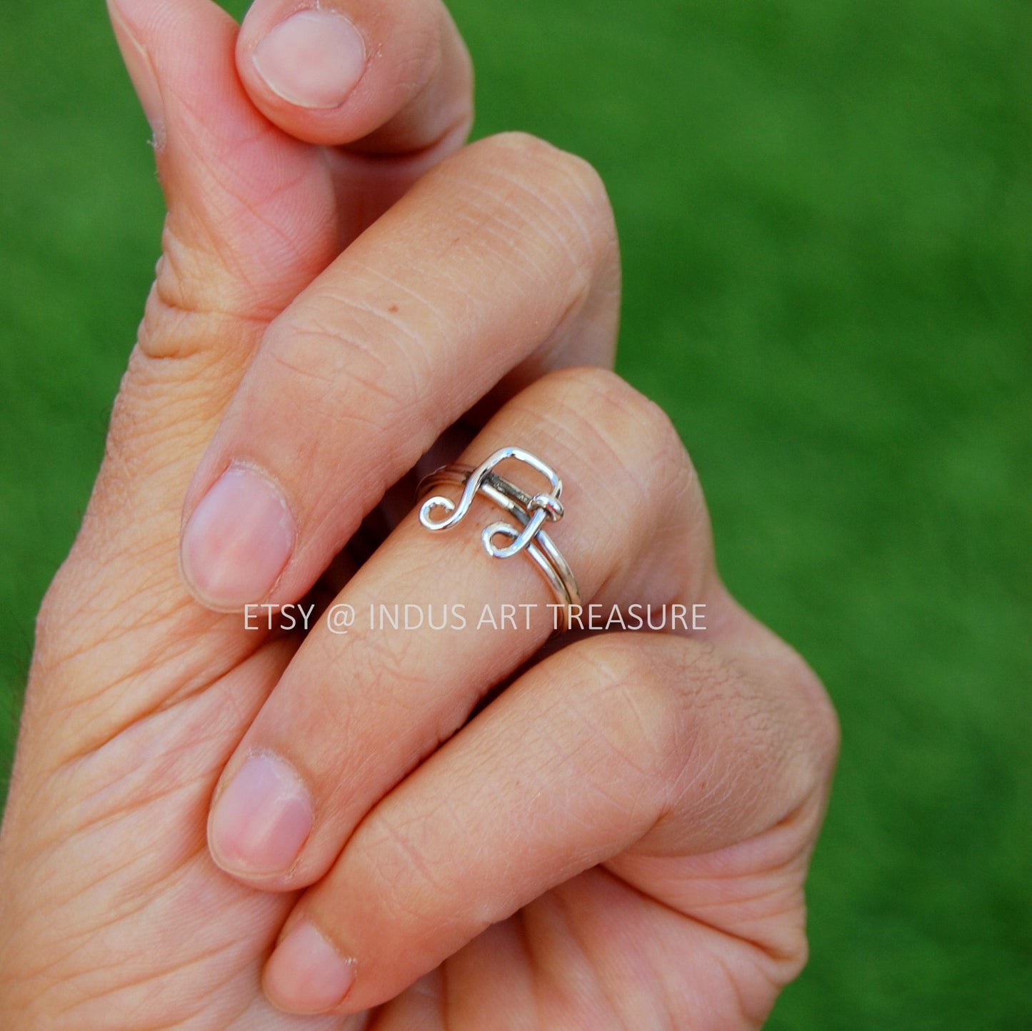 Music Note Clef Ring
