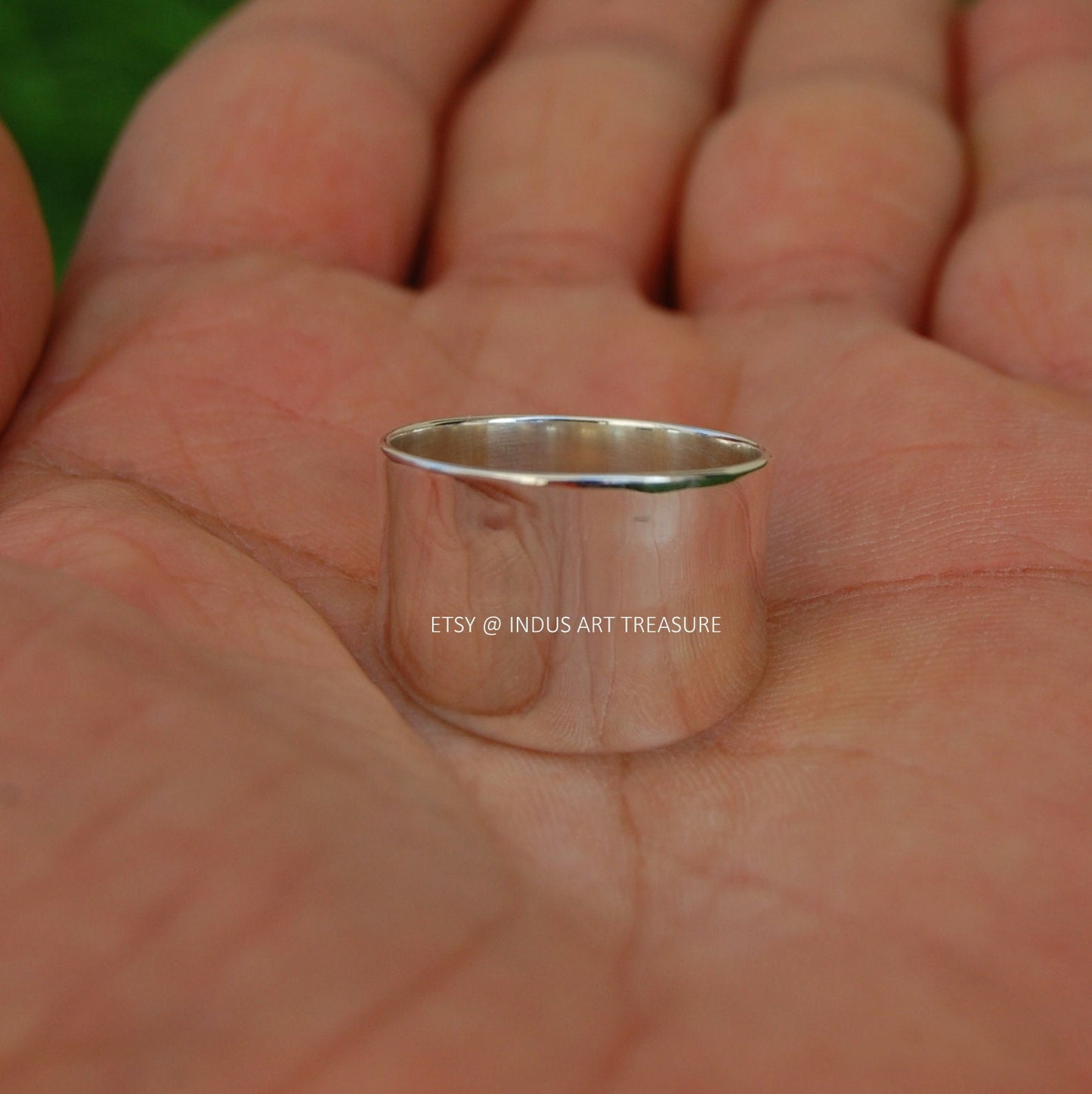 Boho Silver Band Ring
