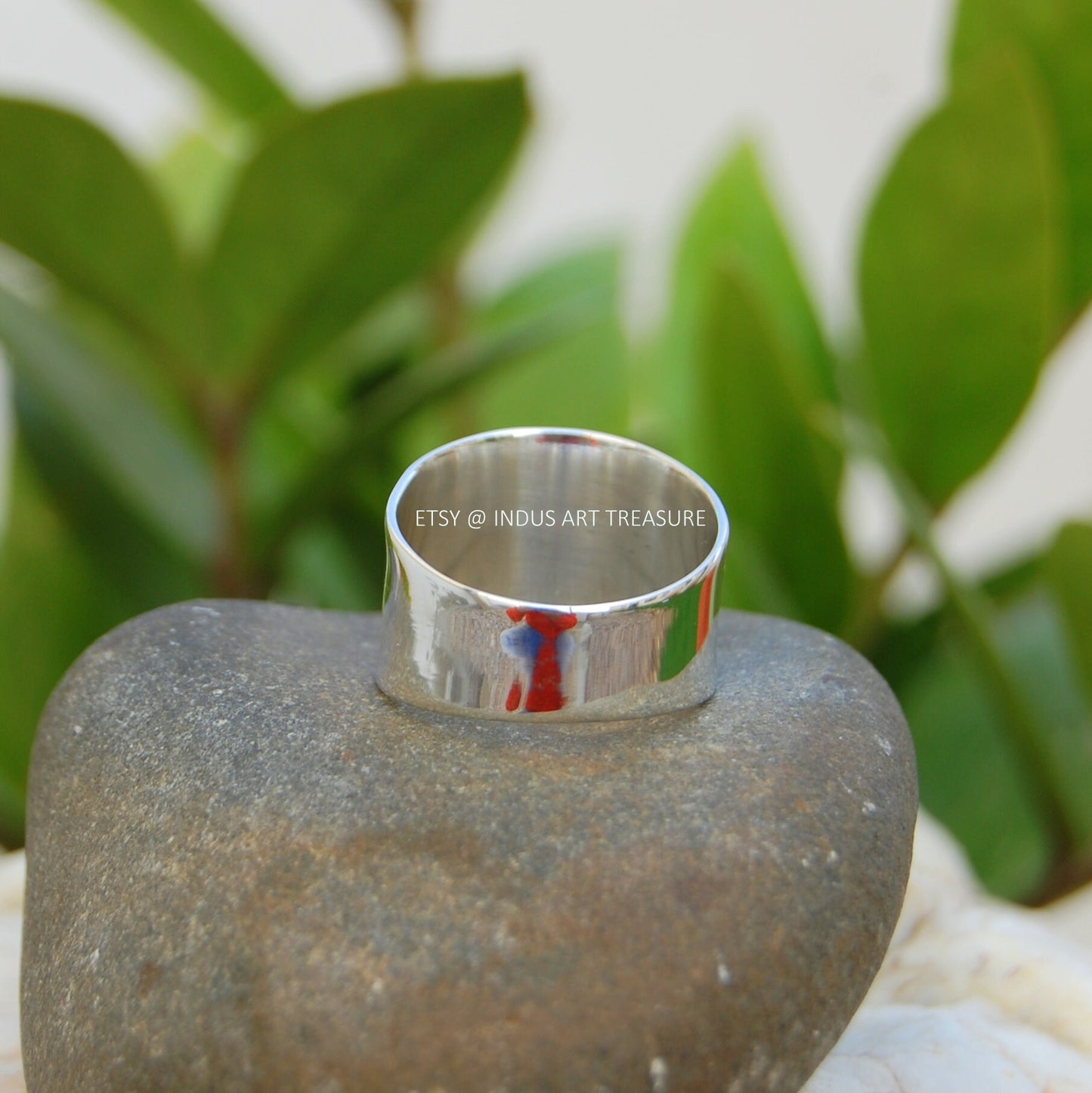 Boho Silver Band Ring